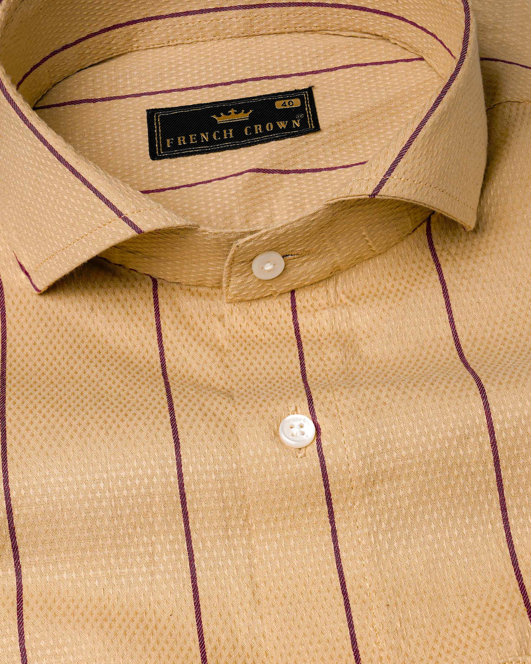 Mongoose Brown And Wine Striped Dobby Textured Premium Giza Cotton Shirt 7814-CA-38,7814-CA-38,7814-CA-39,7814-CA-39,7814-CA-40,7814-CA-40,7814-CA-42,7814-CA-42,7814-CA-44,7814-CA-44,7814-CA-46,7814-CA-46,7814-CA-48,7814-CA-48,7814-CA-50,7814-CA-50,7814-CA-52,7814-CA-52