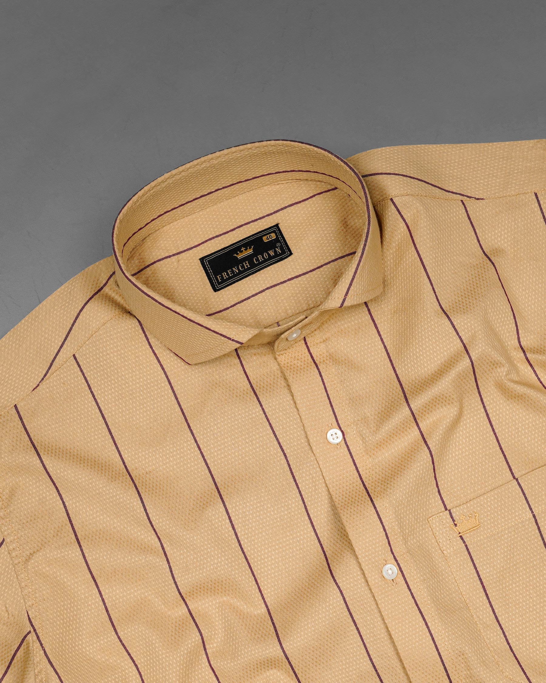 Mongoose Brown And Wine Striped Dobby Textured Premium Giza Cotton Shirt 7814-CA-38,7814-CA-38,7814-CA-39,7814-CA-39,7814-CA-40,7814-CA-40,7814-CA-42,7814-CA-42,7814-CA-44,7814-CA-44,7814-CA-46,7814-CA-46,7814-CA-48,7814-CA-48,7814-CA-50,7814-CA-50,7814-CA-52,7814-CA-52