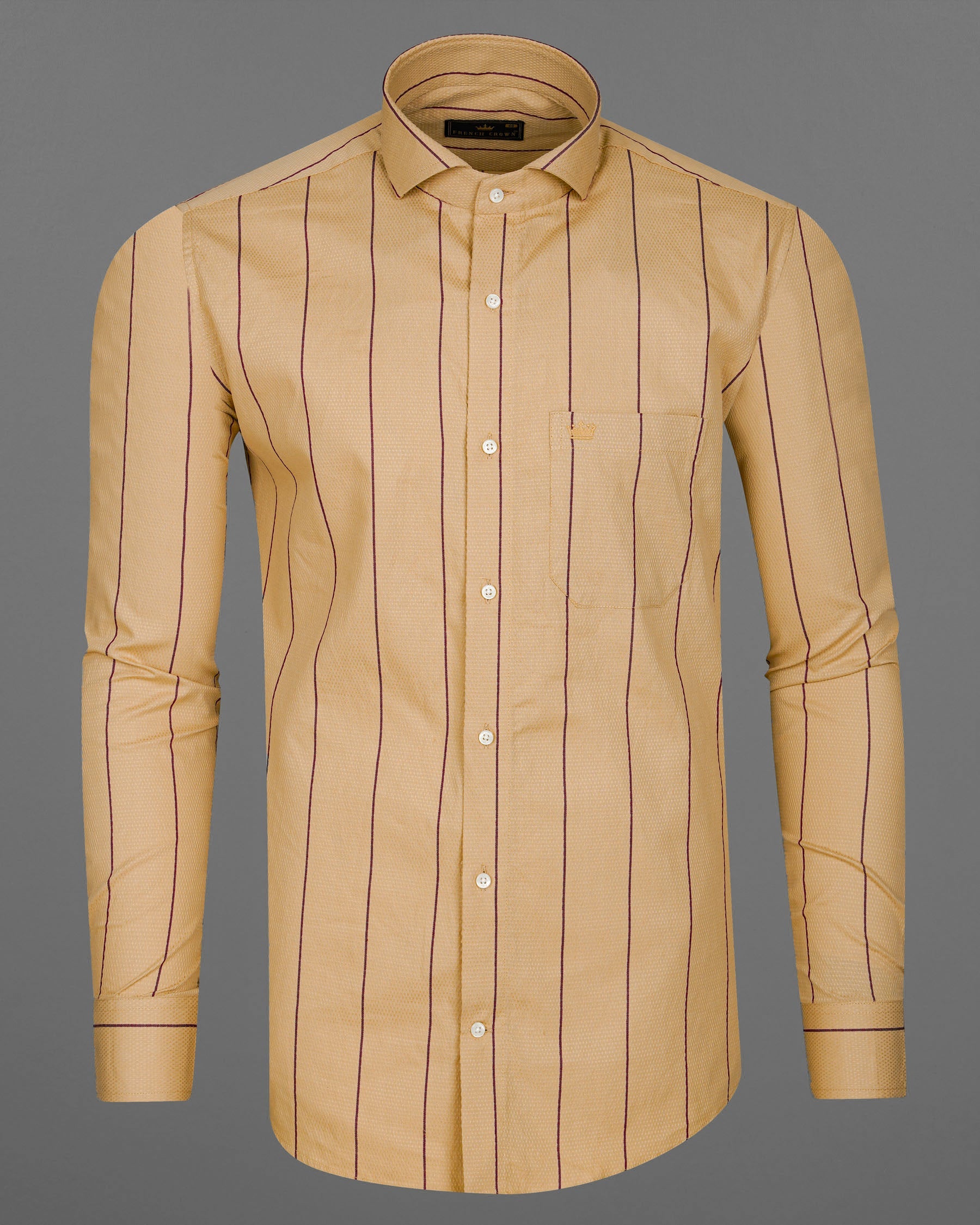 Mongoose Brown And Wine Striped Dobby Textured Premium Giza Cotton Shirt 7814-CA-38,7814-CA-38,7814-CA-39,7814-CA-39,7814-CA-40,7814-CA-40,7814-CA-42,7814-CA-42,7814-CA-44,7814-CA-44,7814-CA-46,7814-CA-46,7814-CA-48,7814-CA-48,7814-CA-50,7814-CA-50,7814-CA-52,7814-CA-52