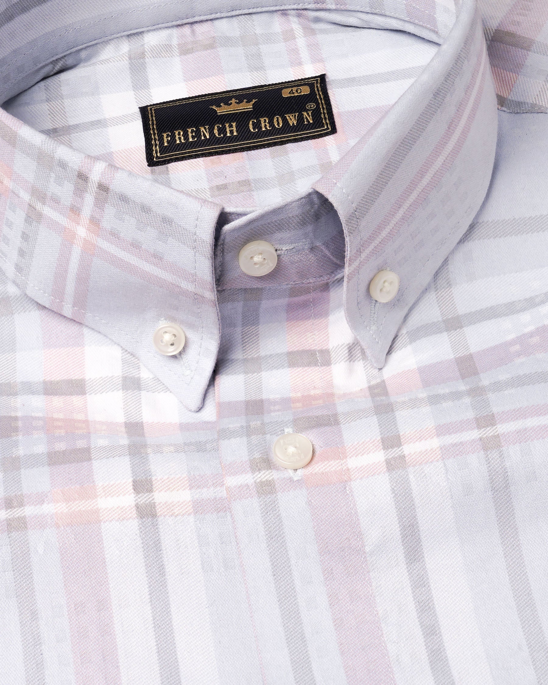 Geyser Gray Plaid Dobby Textured Premium Giza Cotton Shirt 7816-BD-38,7816-BD-38,7816-BD-39,7816-BD-39,7816-BD-40,7816-BD-40,7816-BD-42,7816-BD-42,7816-BD-44,7816-BD-44,7816-BD-46,7816-BD-46,7816-BD-48,7816-BD-48,7816-BD-50,7816-BD-50,7816-BD-52,7816-BD-52