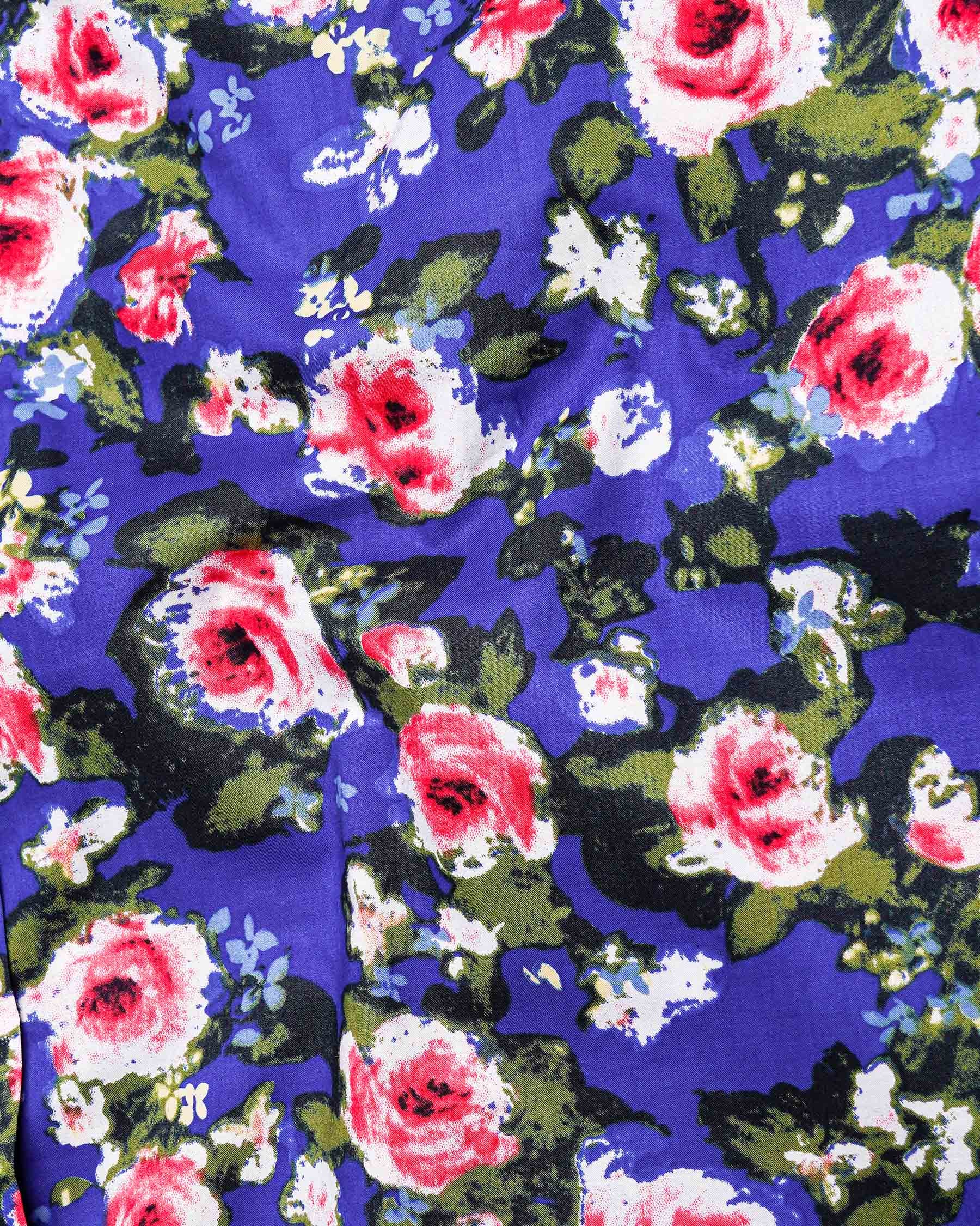 Medium Slate Blue Floral Printed Premium Cotton Shirt 7818-BLE-38,7818-BLE-38,7818-BLE-39,7818-BLE-39,7818-BLE-40,7818-BLE-40,7818-BLE-42,7818-BLE-42,7818-BLE-44,7818-BLE-44,7818-BLE-46,7818-BLE-46,7818-BLE-48,7818-BLE-48,7818-BLE-50,7818-BLE-50,7818-BLE-52,7818-BLE-52