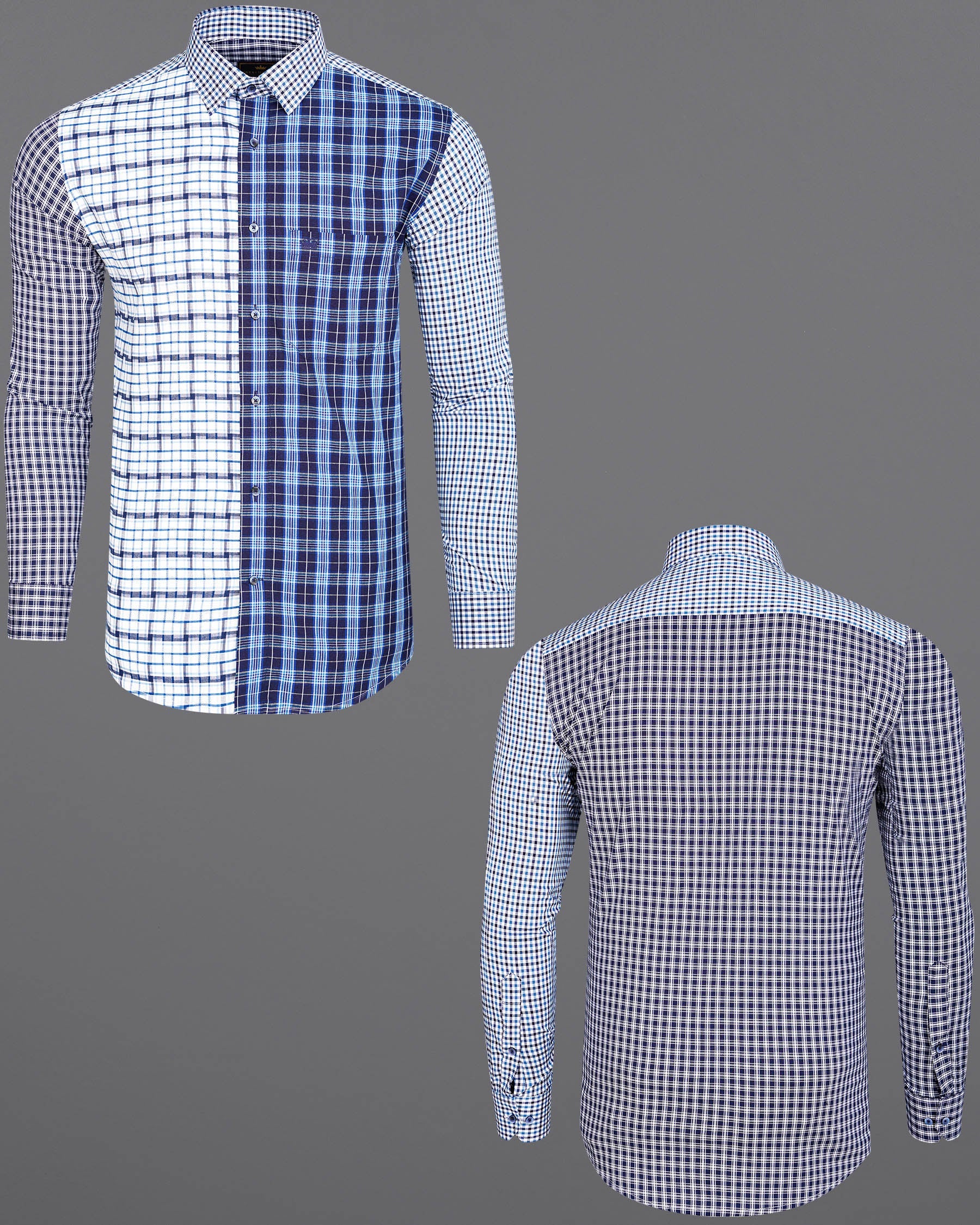 Bright White with Tuna Blue Plaid Premium Cotton Designer Shirt 7825-BLE-P89-38,7825-BLE-P89-38,7825-BLE-P89-39,7825-BLE-P89-39,7825-BLE-P89-40,7825-BLE-P89-40,7825-BLE-P89-42,7825-BLE-P89-42,7825-BLE-P89-44,7825-BLE-P89-44,7825-BLE-P89-46,7825-BLE-P89-46,7825-BLE-P89-48,7825-BLE-P89-48,7825-BLE-P89-50,7825-BLE-P89-50,7825-BLE-P89-52,7825-BLE-P89-52