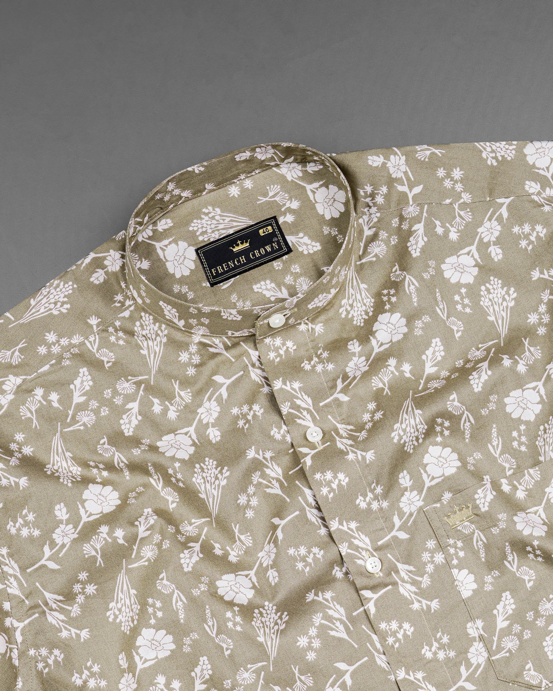 Sandrift Beige Floral Printed Premium Cotton Shirt 7837-M-38,7837-M-38,7837-M-39,7837-M-39,7837-M-40,7837-M-40,7837-M-42,7837-M-42,7837-M-44,7837-M-44,7837-M-46,7837-M-46,7837-M-48,7837-M-48,7837-M-50,7837-M-50,7837-M-52,7837-M-52