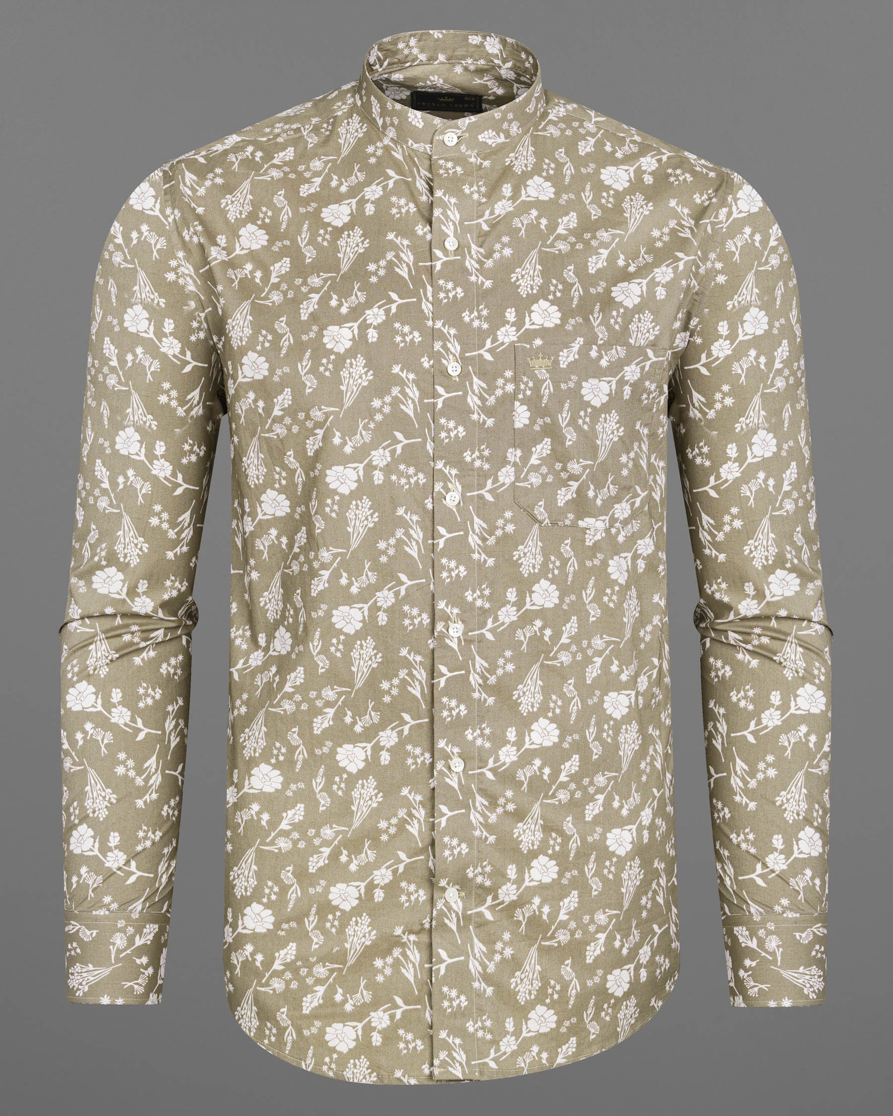 Sandrift Beige Floral Printed Premium Cotton Shirt 7837-M-38,7837-M-38,7837-M-39,7837-M-39,7837-M-40,7837-M-40,7837-M-42,7837-M-42,7837-M-44,7837-M-44,7837-M-46,7837-M-46,7837-M-48,7837-M-48,7837-M-50,7837-M-50,7837-M-52,7837-M-52