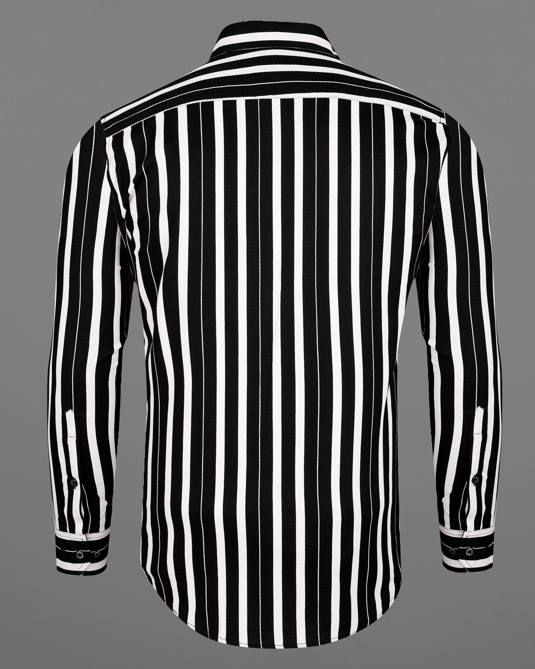 Jade Black and Gainsboro off White Striped Dobby Textured Premium Giza Cotton Shirt 7879-BLK-38, 7879-BLK-H-38, 7879-BLK-39, 7879-BLK-H-39, 7879-BLK-40, 7879-BLK-H-40, 7879-BLK-42, 7879-BLK-H-42, 7879-BLK-44, 7879-BLK-H-44, 7879-BLK-46, 7879-BLK-H-46, 7879-BLK-48, 7879-BLK-H-48, 7879-BLK-50, 7879-BLK-H-50, 7879-BLK-52, 7879-BLK-H-52