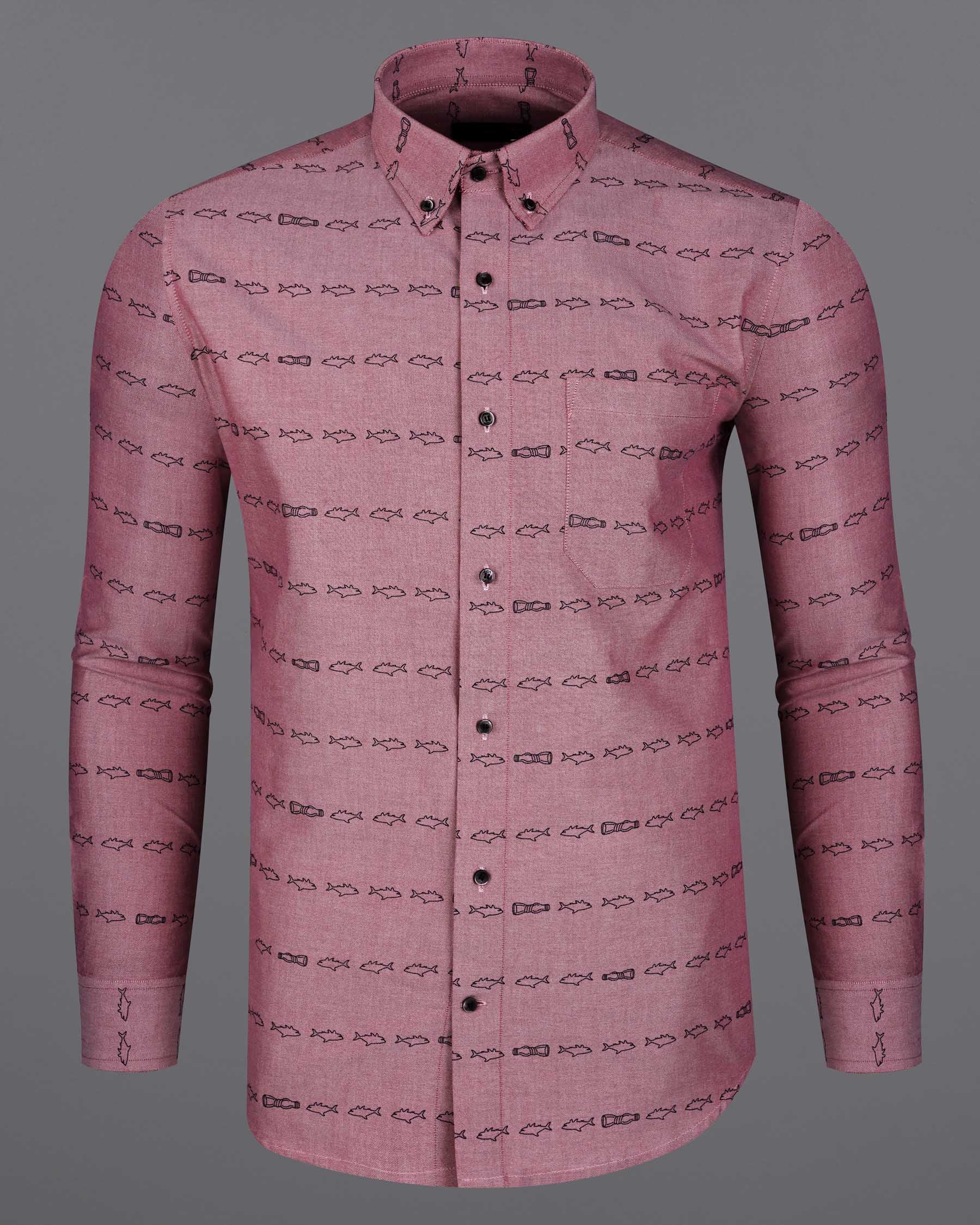 Falcon Pink With Navy Blue Fish Printed Royal Oxford Shirt 7896-BD-BLK -38,7896-BD-BLK -H-38,7896-BD-BLK -39,7896-BD-BLK -H-39,7896-BD-BLK -40,7896-BD-BLK -H-40,7896-BD-BLK -42,7896-BD-BLK -H-42,7896-BD-BLK -44,7896-BD-BLK -H-44,7896-BD-BLK -46,7896-BD-BLK -H-46,7896-BD-BLK -48,7896-BD-BLK -H-48,7896-BD-BLK -50,7896-BD-BLK -H-50,7896-BD-BLK -52,7896-BD-BLK -H-52