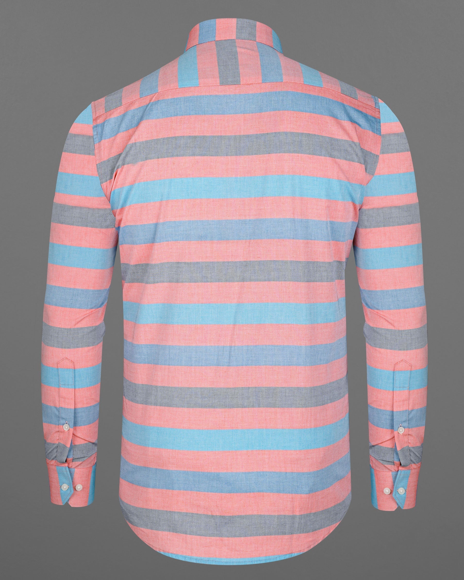 Sundown Light Orange and Glacier Blue Striped Dobby Textured Premium Giza Cotton Shirt 7898 -38,7898 -H-38,7898 -39,7898 -H-39,7898 -40,7898 -H-40,7898 -42,7898 -H-42,7898 -44,7898 -H-44,7898 -46,7898 -H-46,7898 -48,7898 -H-48,7898 -50,7898 -H-50,7898 -52,7898 -H-52