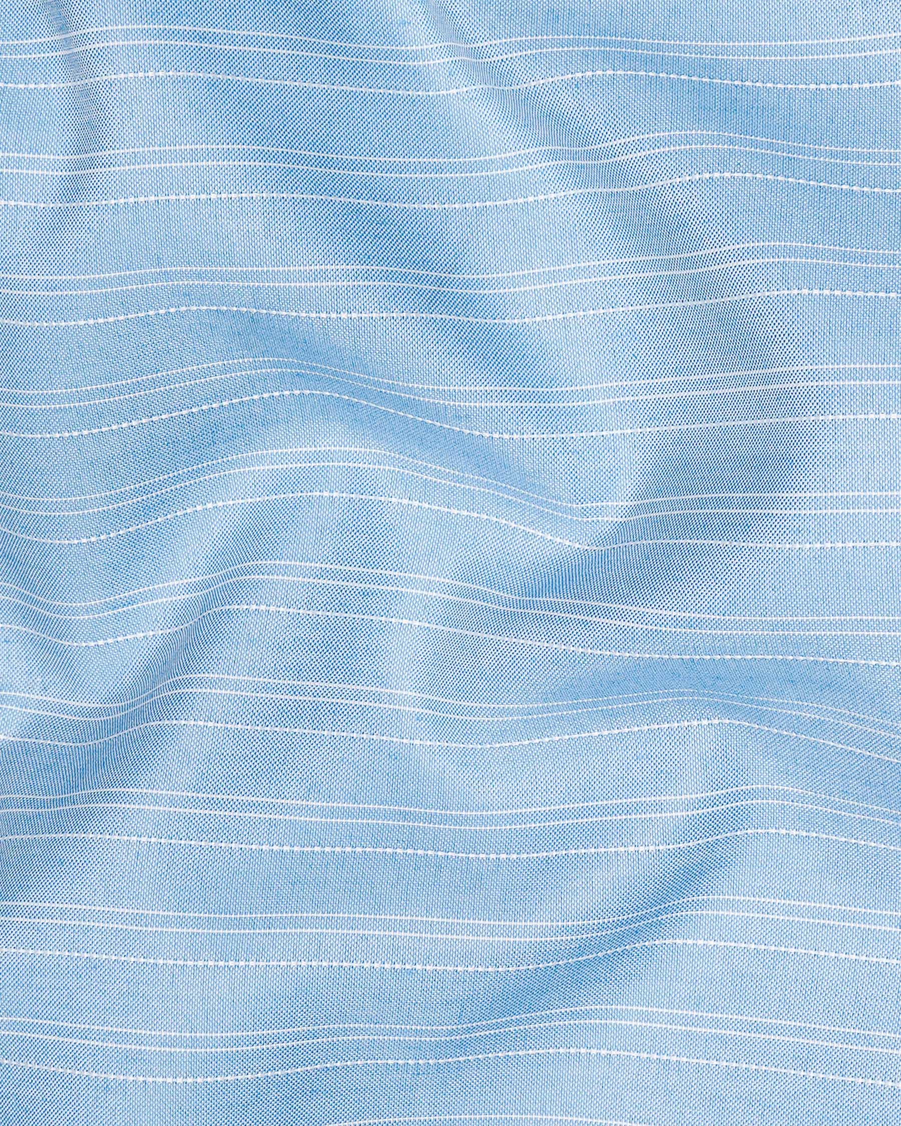 Pale Cerulean Blue With White Striped Dobby Textured Premium Giza Cotton Shirt 7911-M -38,7911-M -H-38,7911-M -39,7911-M -H-39,7911-M -40,7911-M -H-40,7911-M -42,7911-M -H-42,7911-M -44,7911-M -H-44,7911-M -46,7911-M -H-46,7911-M -48,7911-M -H-48,7911-M -50,7911-M -H-50,7911-M -52,7911-M -H-52