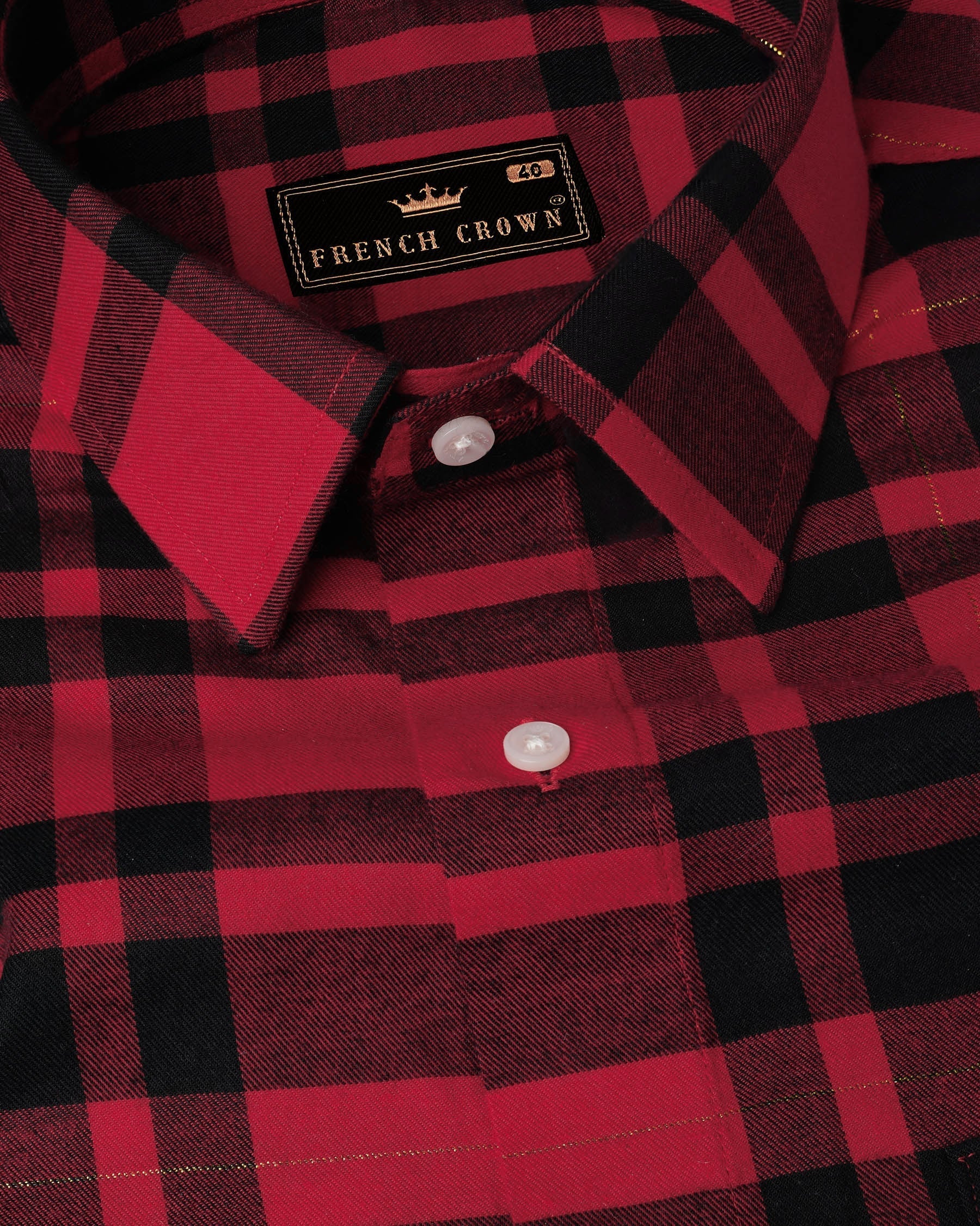 Vivid Auburn Red Plaid Flannel Premium Cotton Shirt 7971-38,7971-H-38,7971-39,7971-H-39,7971-40,7971-H-40,7971-42,7971-H-42,7971-44,7971-H-44,7971-46,7971-H-46,7971-48,7971-H-48,7971-50,7971-H-50,7971-52,7971-H-52