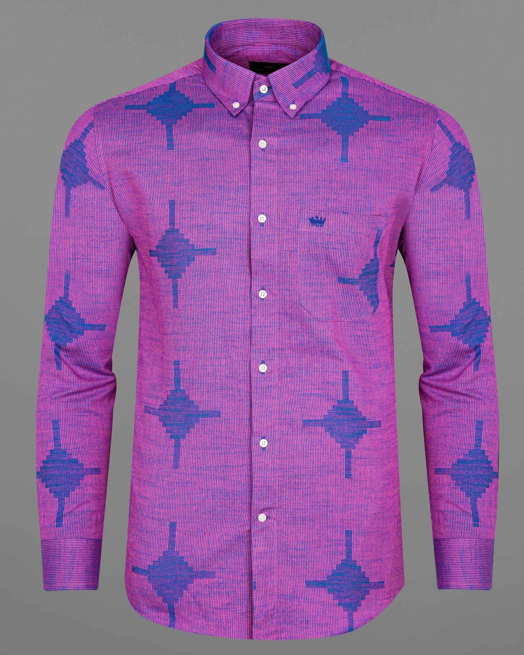 Orchid Pink with Denim Blue Dobby Textured Premium Giza Cotton Shirt 7994-BD-38,7994-BD-H-38,7994-BD-39,7994-BD-H-39,7994-BD-40,7994-BD-H-40,7994-BD-42,7994-BD-H-42,7994-BD-44,7994-BD-H-44,7994-BD-46,7994-BD-H-46,7994-BD-48,7994-BD-H-48,7994-BD-50,7994-BD-H-50,7994-BD-52,7994-BD-H-52