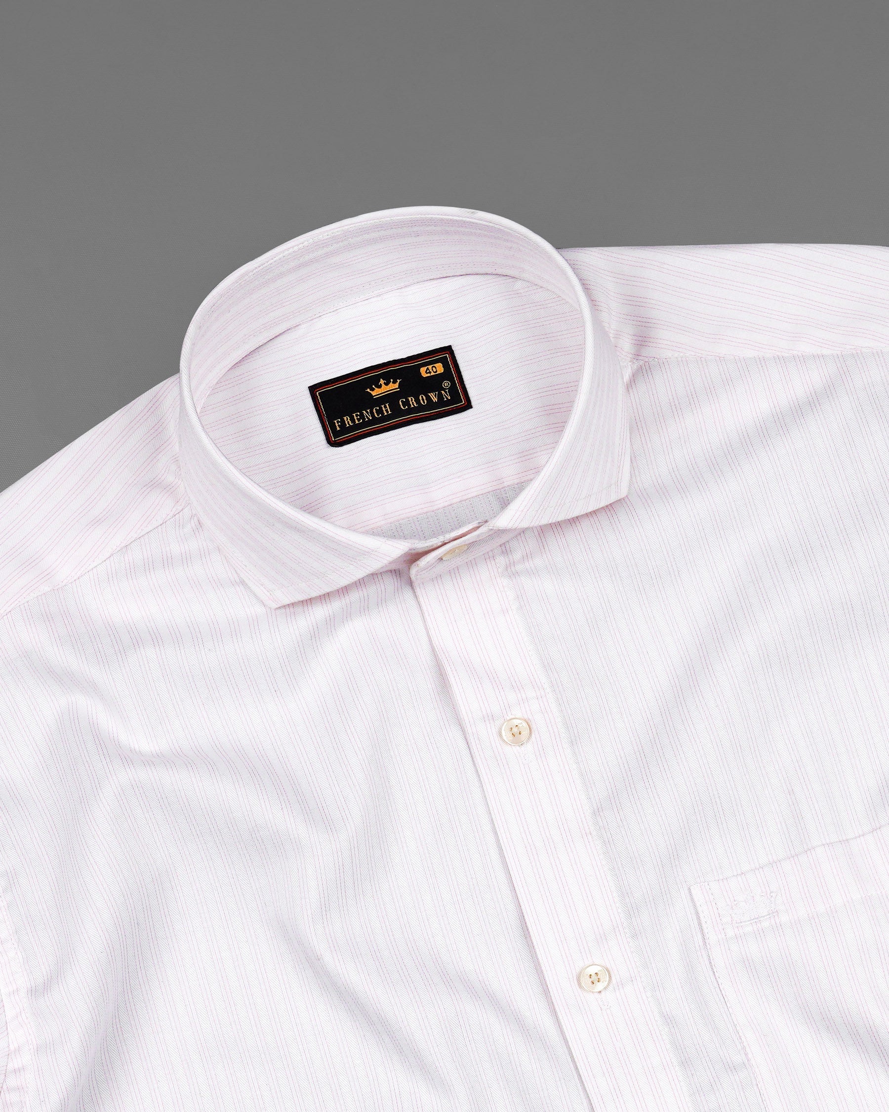 Bright White and Maverick Pink Twill Pinstriped Premium Cotton Shirt  7996-CA-38,7996-CA-H-38,7996-CA-39,7996-CA-H-39,7996-CA-40,7996-CA-H-40,7996-CA-42,7996-CA-H-42,7996-CA-44,7996-CA-H-44,7996-CA-46,7996-CA-H-46,7996-CA-48,7996-CA-H-48,7996-CA-50,7996-CA-H-50,7996-CA-52,7996-CA-H-52