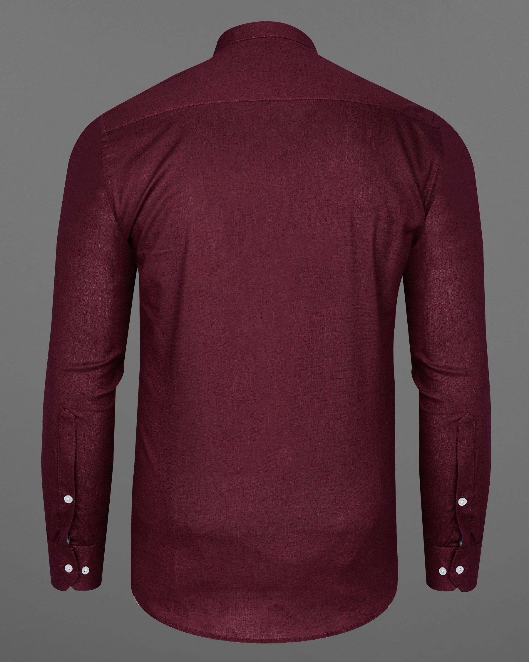 Wine Berry Luxurious Linen Shirt