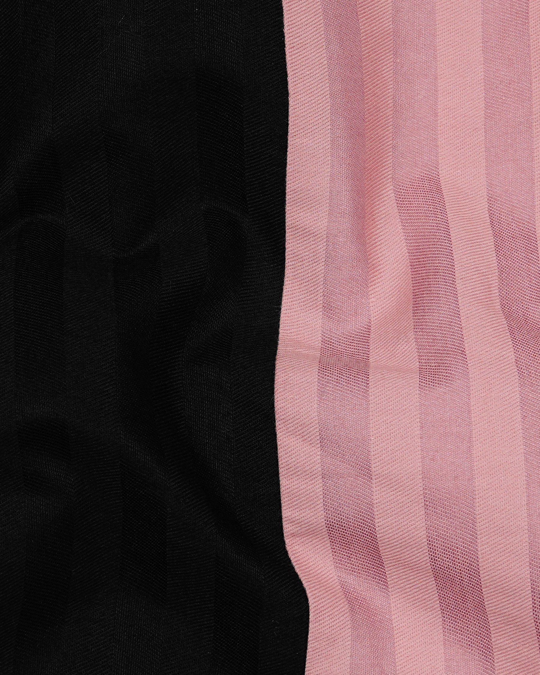 Oriental Pink Striped with Jade Black and White Super Soft Premium Cotton Designer Block Shirt