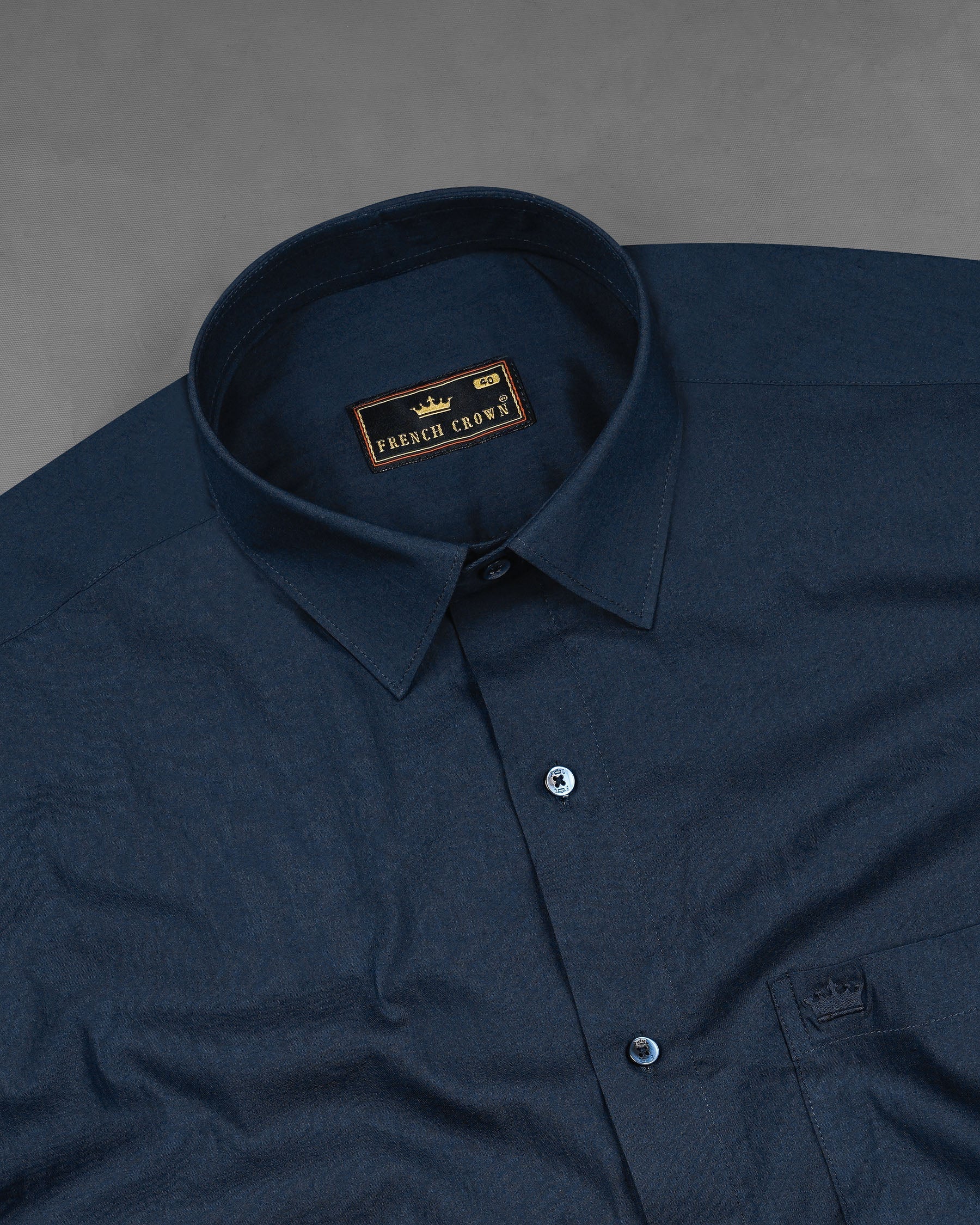 Firefly Navy Blue Premium Cotton Shirt 8055-BLE-38,8055-BLE-38,8055-BLE-39,8055-BLE-39,8055-BLE-40,8055-BLE-40,8055-BLE-42,8055-BLE-42,8055-BLE-44,8055-BLE-44,8055-BLE-46,8055-BLE-46,8055-BLE-48,8055-BLE-48,8055-BLE-50,8055-BLE-50,8055-BLE-52,8055-BLE-52