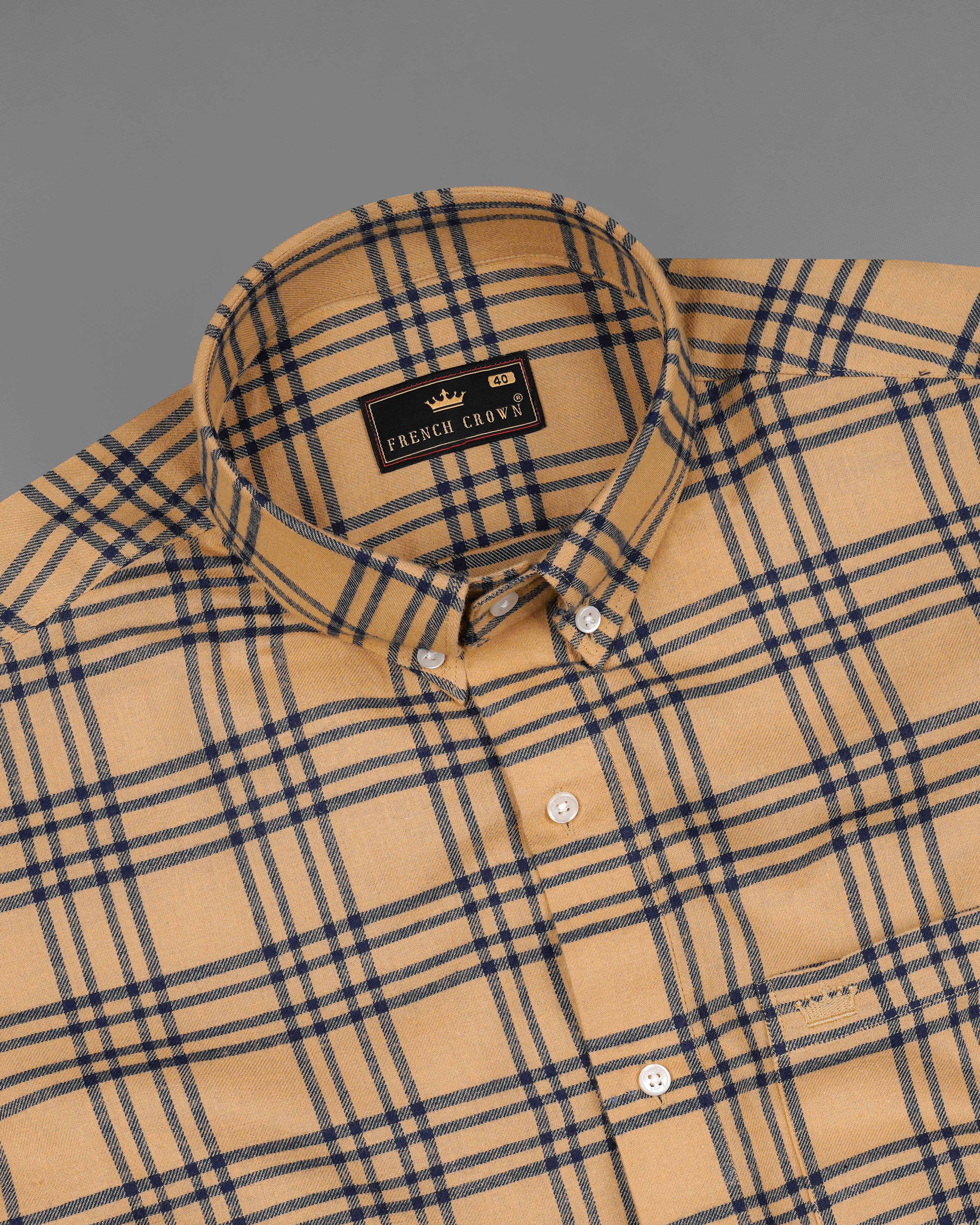 Tumbleweed Brown with Midnight Blue Twill Plaid Premium Cotton Shirt 8109-BD-38, 8109-BD-H-38, 8109-BD-39, 8109-BD-H-39, 8109-BD-40, 8109-BD-H-40, 8109-BD-42, 8109-BD-H-42, 8109-BD-44, 8109-BD-H-44, 8109-BD-46, 8109-BD-H-46, 8109-BD-48, 8109-BD-H-48, 8109-BD-50, 8109-BD-H-50, 8109-BD-52, 8109-BD-H-52