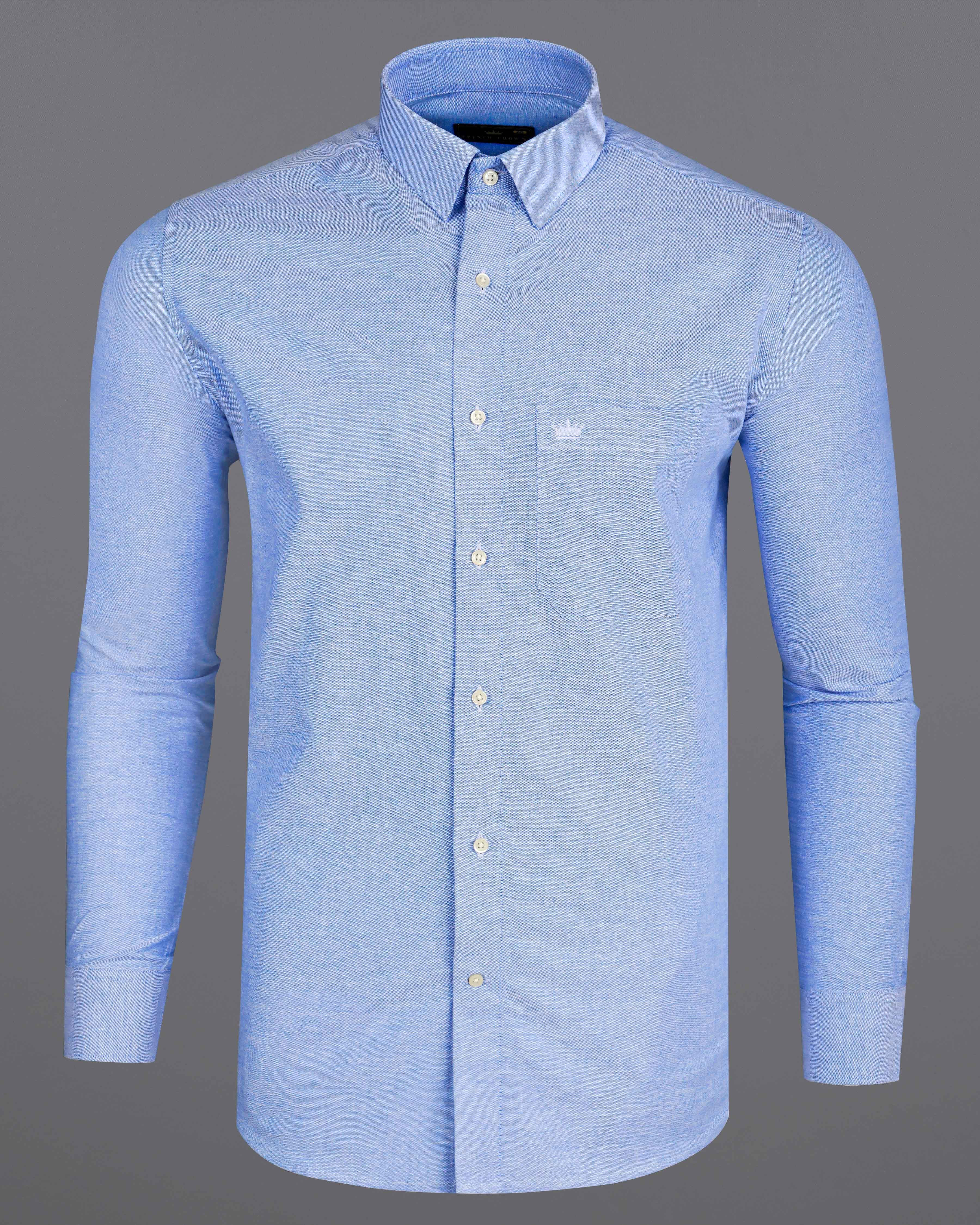 Periwinkle Blue Royal Oxford Shirt 8116-38, 8116-H-38, 8116-39, 8116-H-39, 8116-40, 8116-H-40, 8116-42, 8116-H-42, 8116-44, 8116-H-44, 8116-46, 8116-H-46, 8116-48, 8116-H-48, 8116-50, 8116-H-50, 8116-52, 8116-H-52