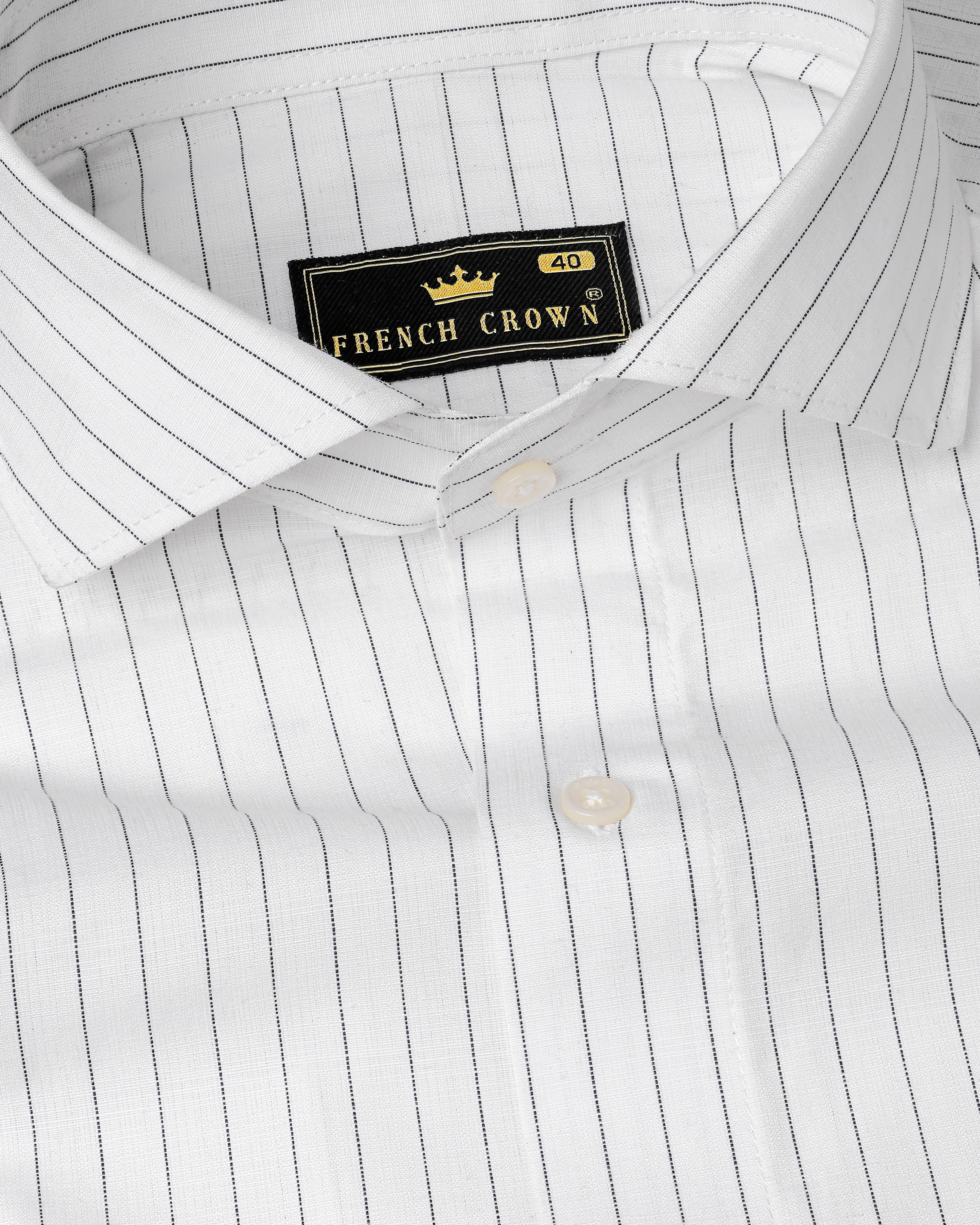 Bright White with Jade Black Striped Chambray Textured Premium Cotton Shirt 8119-CA-38, 8119-CA-H-38, 8119-CA-39, 8119-CA-H-39, 8119-CA-40, 8119-CA-H-40, 8119-CA-42, 8119-CA-H-42, 8119-CA-44, 8119-CA-H-44, 8119-CA-46, 8119-CA-H-46, 8119-CA-48, 8119-CA-H-48, 8119-CA-50, 8119-CA-H-50, 8119-CA-52, 8119-CA-H-52