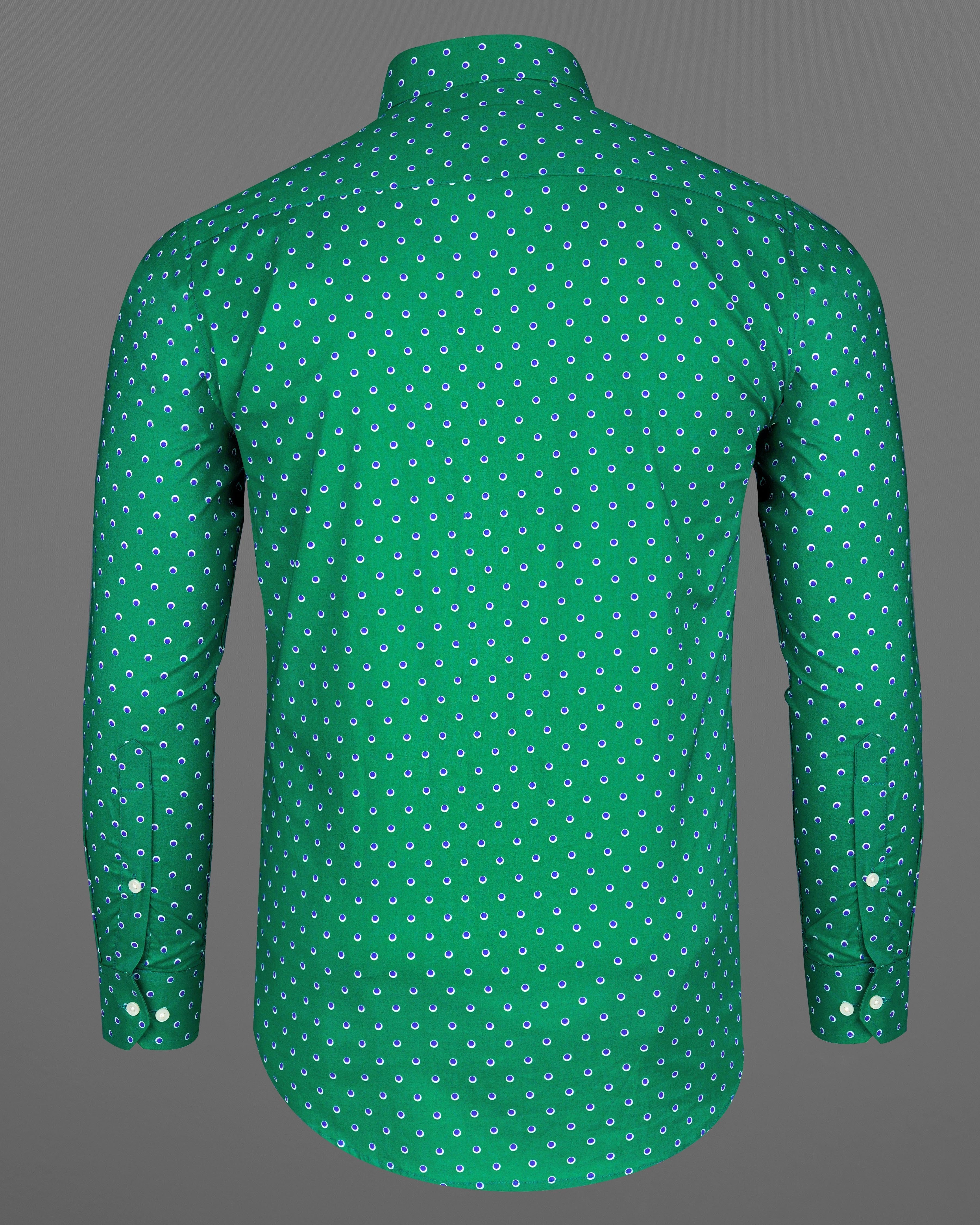 Eucalyptus Green Evil Eye Printed Premium Cotton Shirt 8131-38, 8131-H-38, 8131-39, 8131-H-39, 8131-40, 8131-H-40, 8131-42, 8131-H-42, 8131-44, 8131-H-44, 8131-46, 8131-H-46, 8131-48, 8131-H-48, 8131-50, 8131-H-50, 8131-52, 8131-H-52