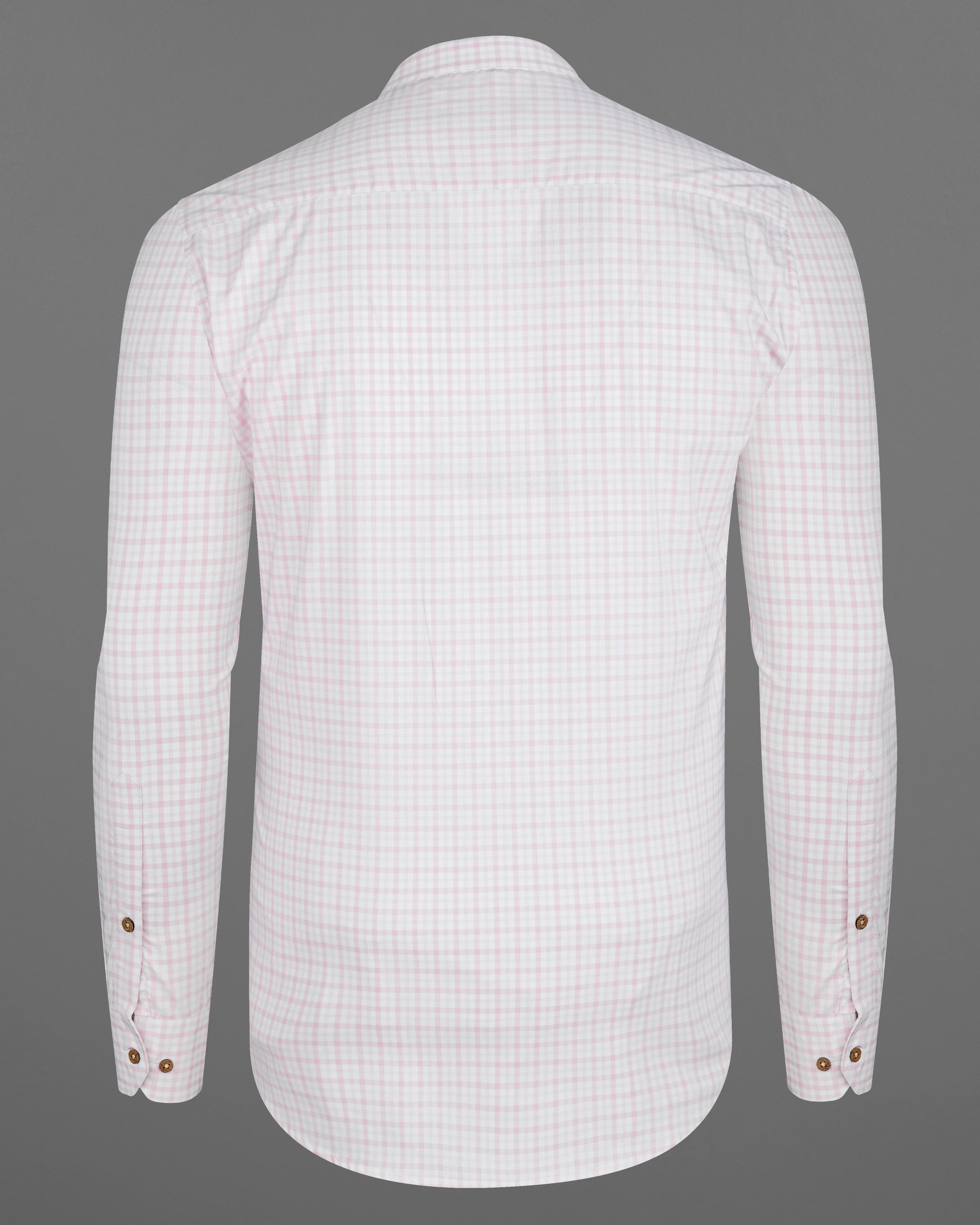 Bright White and Twilight Pink Checkered Premium Cotton Kurta Shirt 8148-KS-38, 8148-KS-H-38, 8148-KS-39, 8148-KS-H-39, 8148-KS-40, 8148-KS-H-40, 8148-KS-42, 8148-KS-H-42, 8148-KS-44, 8148-KS-H-44, 8148-KS-46, 8148-KS-H-46, 8148-KS-48, 8148-KS-H-48, 8148-KS-50, 8148-KS-H-50, 8148-KS-52, 8148-KS-H-52