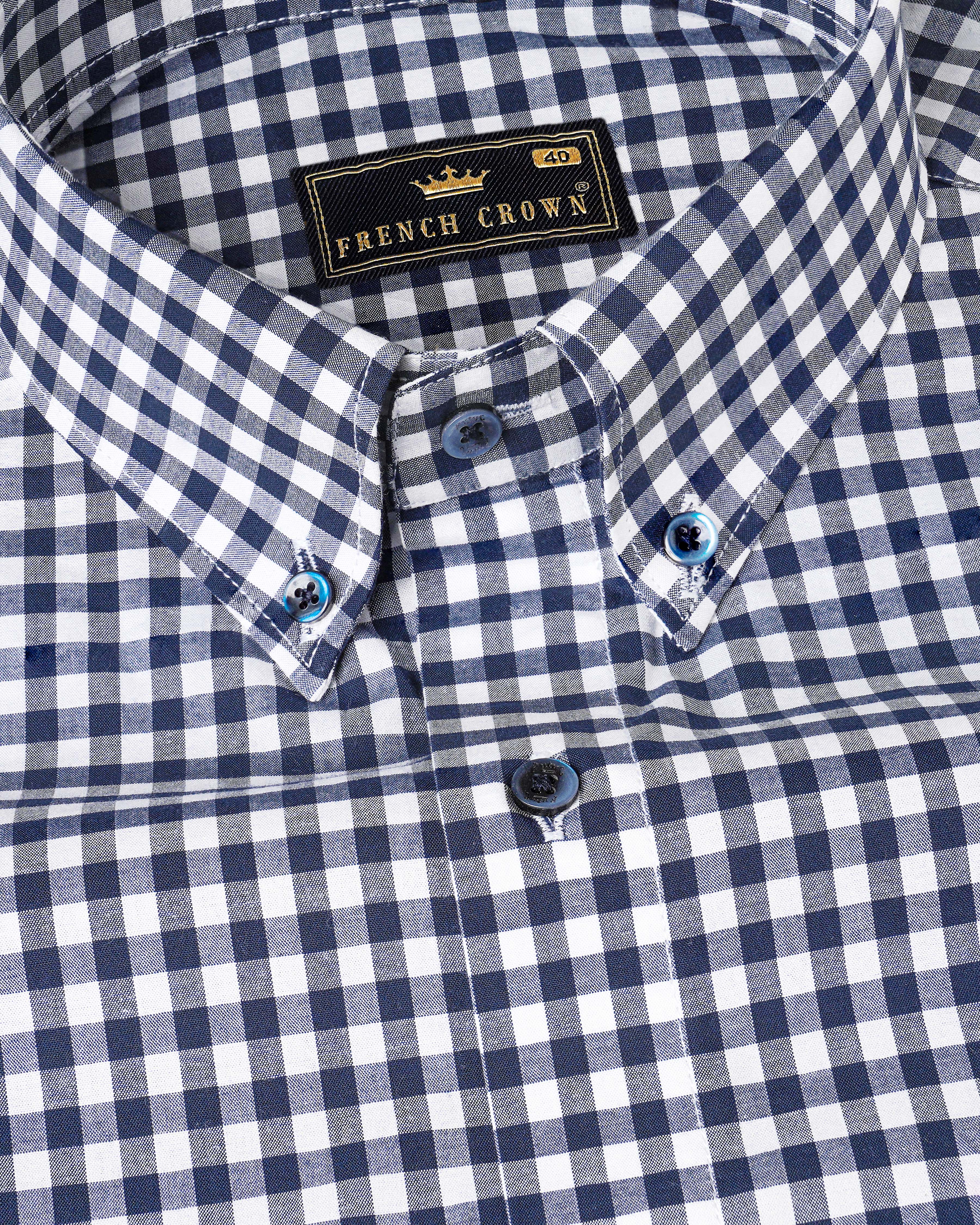 Bright White and Ebony Clay Blue Gingham Premium Cotton Shirt 8163-BD-BLE-38, 8163-BD-BLE-H-38, 8163-BD-BLE-39, 8163-BD-BLE-H-39, 8163-BD-BLE-40, 8163-BD-BLE-H-40, 8163-BD-BLE-42, 8163-BD-BLE-H-42, 8163-BD-BLE-44, 8163-BD-BLE-H-44, 8163-BD-BLE-46, 8163-BD-BLE-H-46, 8163-BD-BLE-48, 8163-BD-BLE-H-48, 8163-BD-BLE-50, 8163-BD-BLE-H-50, 8163-BD-BLE-52, 8163-BD-BLE-H-52