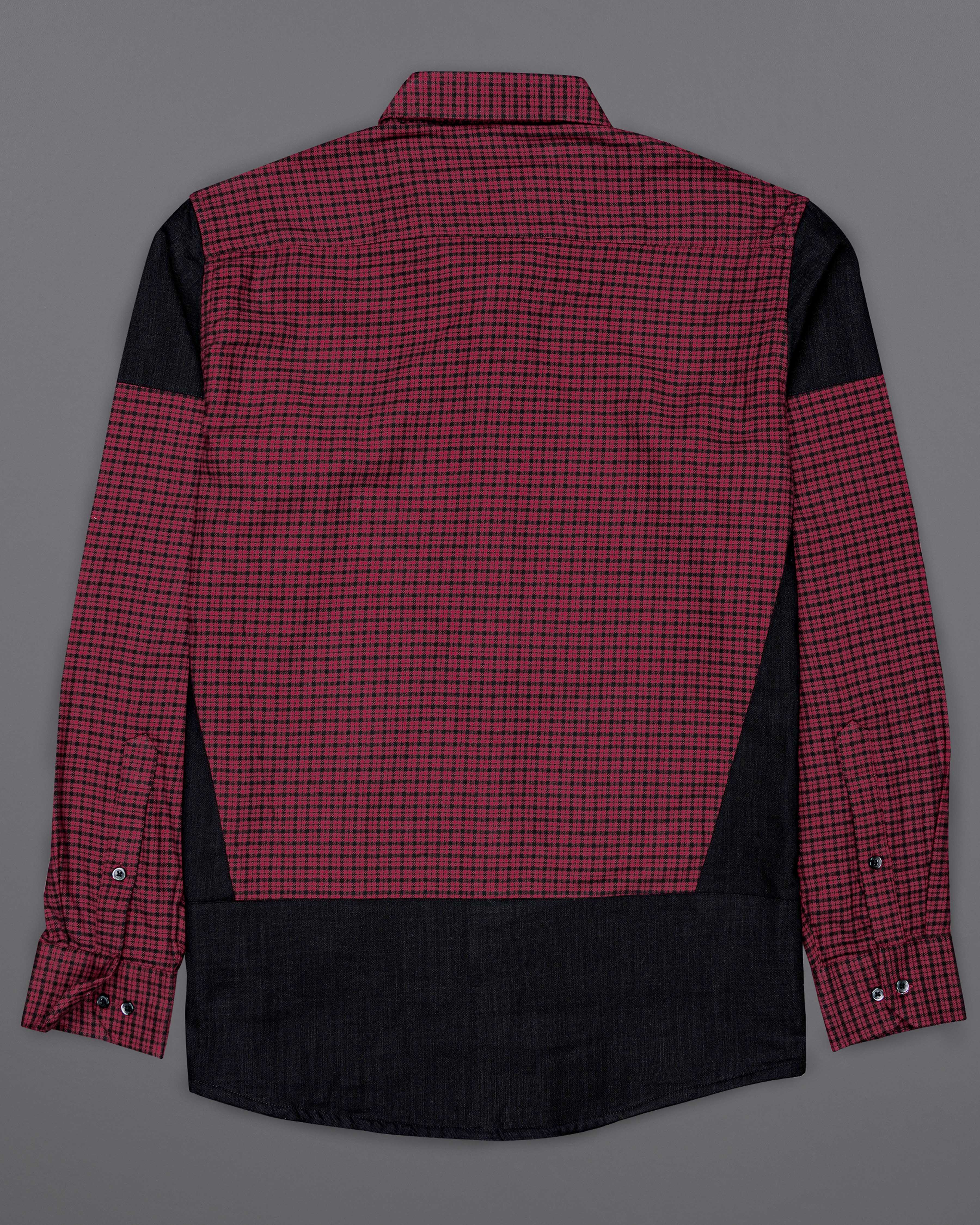 Claret Red Checkered and Black Premium Flannel Designer Shirt 8174-BLK-P113-38, 8174-BLK-P113-H-38, 8174-BLK-P113-39, 8174-BLK-P113-H-39, 8174-BLK-P113-40, 8174-BLK-P113-H-40, 8174-BLK-P113-42, 8174-BLK-P113-H-42, 8174-BLK-P113-44, 8174-BLK-P113-H-44, 8174-BLK-P113-46, 8174-BLK-P113-H-46, 8174-BLK-P113-48, 8174-BLK-P113-H-48, 8174-BLK-P113-50, 8174-BLK-P113-H-50, 8174-BLK-P113-52, 8174-BLK-P113-H-52