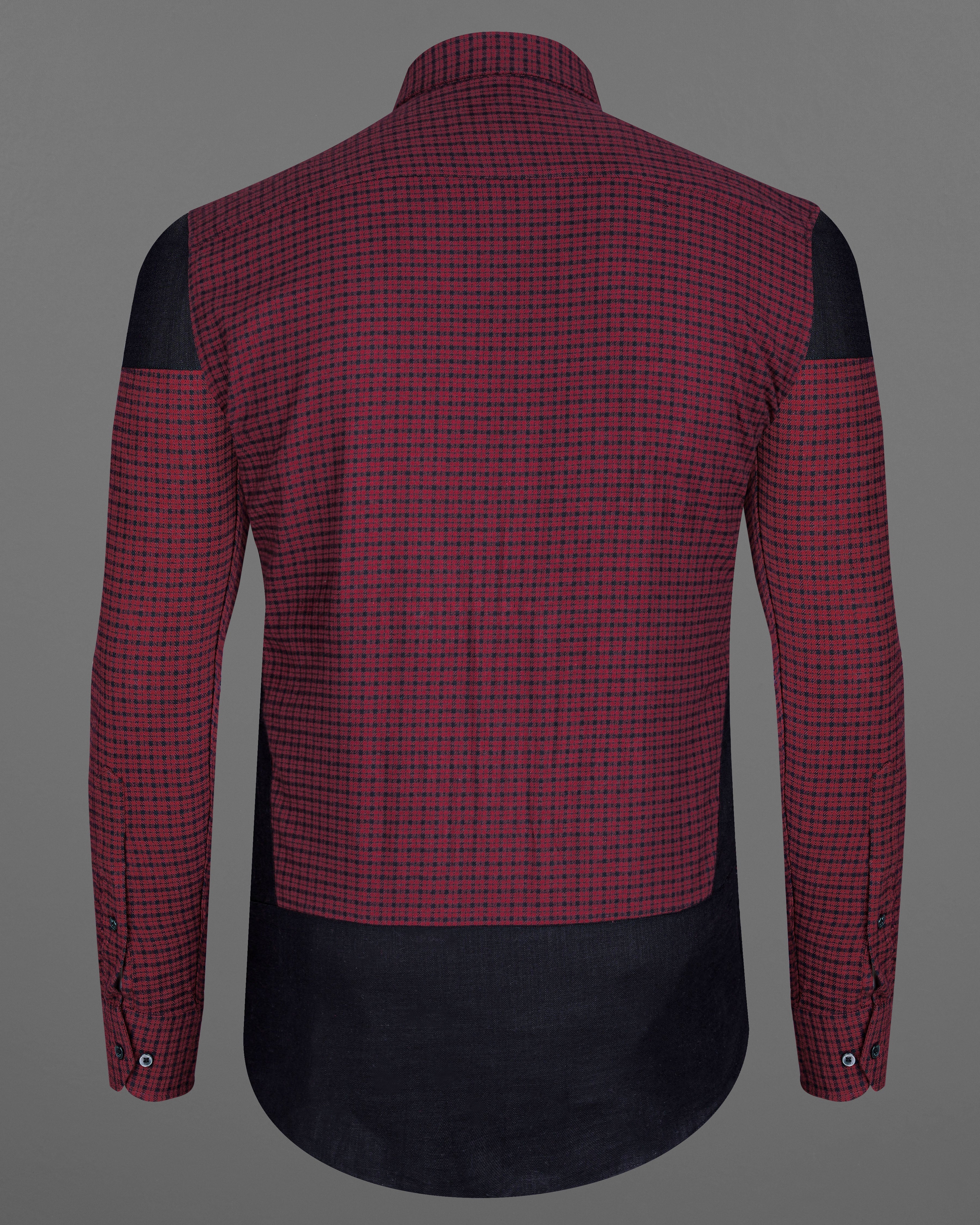 Claret Red Checkered and Black Premium Flannel Designer Shirt 8174-BLK-P113-38, 8174-BLK-P113-H-38, 8174-BLK-P113-39, 8174-BLK-P113-H-39, 8174-BLK-P113-40, 8174-BLK-P113-H-40, 8174-BLK-P113-42, 8174-BLK-P113-H-42, 8174-BLK-P113-44, 8174-BLK-P113-H-44, 8174-BLK-P113-46, 8174-BLK-P113-H-46, 8174-BLK-P113-48, 8174-BLK-P113-H-48, 8174-BLK-P113-50, 8174-BLK-P113-H-50, 8174-BLK-P113-52, 8174-BLK-P113-H-52