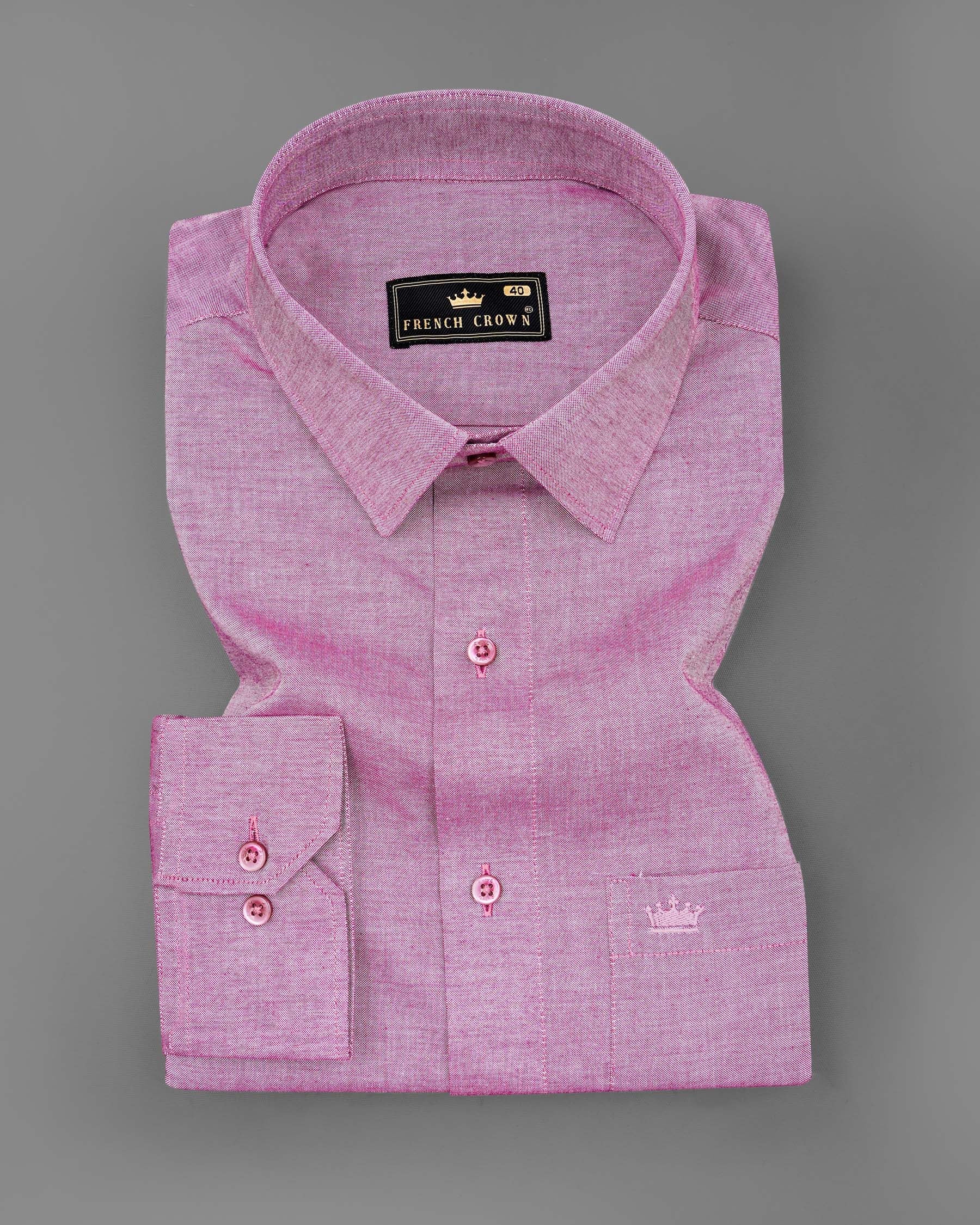 Opera Mauve Pink Chambray Textured Premium Cotton Shirt 8180-MN-38, 8180-MN-H-38, 8180-MN-39, 8180-MN-H-39, 8180-MN-40, 8180-MN-H-40, 8180-MN-42, 8180-MN-H-42, 8180-MN-44, 8180-MN-H-44, 8180-MN-46, 8180-MN-H-46, 8180-MN-48, 8180-MN-H-48, 8180-MN-50, 8180-MN-H-50, 8180-MN-52, 8180-MN-H-52