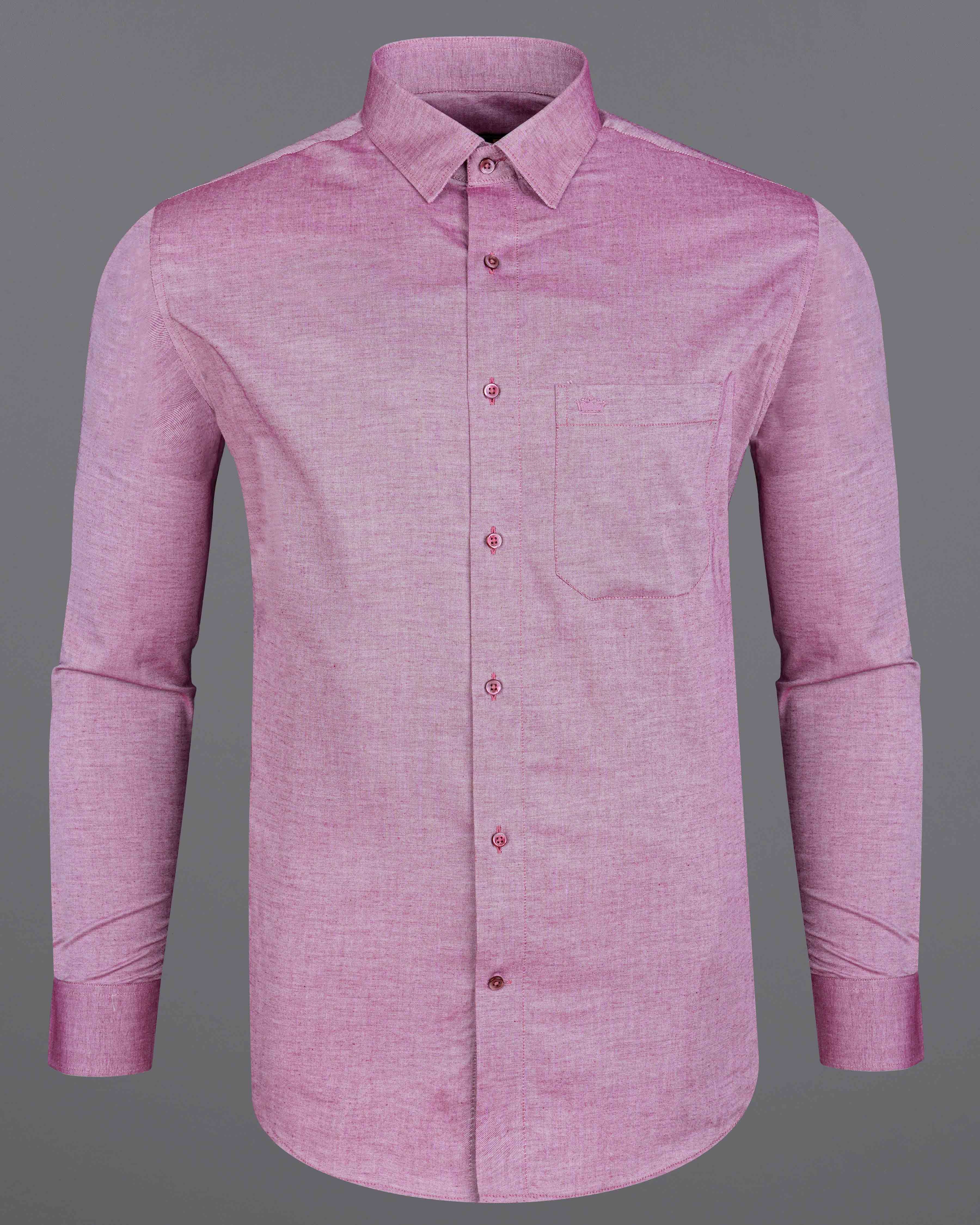 Opera Mauve Pink Chambray Textured Premium Cotton Shirt 8180-MN-38, 8180-MN-H-38, 8180-MN-39, 8180-MN-H-39, 8180-MN-40, 8180-MN-H-40, 8180-MN-42, 8180-MN-H-42, 8180-MN-44, 8180-MN-H-44, 8180-MN-46, 8180-MN-H-46, 8180-MN-48, 8180-MN-H-48, 8180-MN-50, 8180-MN-H-50, 8180-MN-52, 8180-MN-H-52