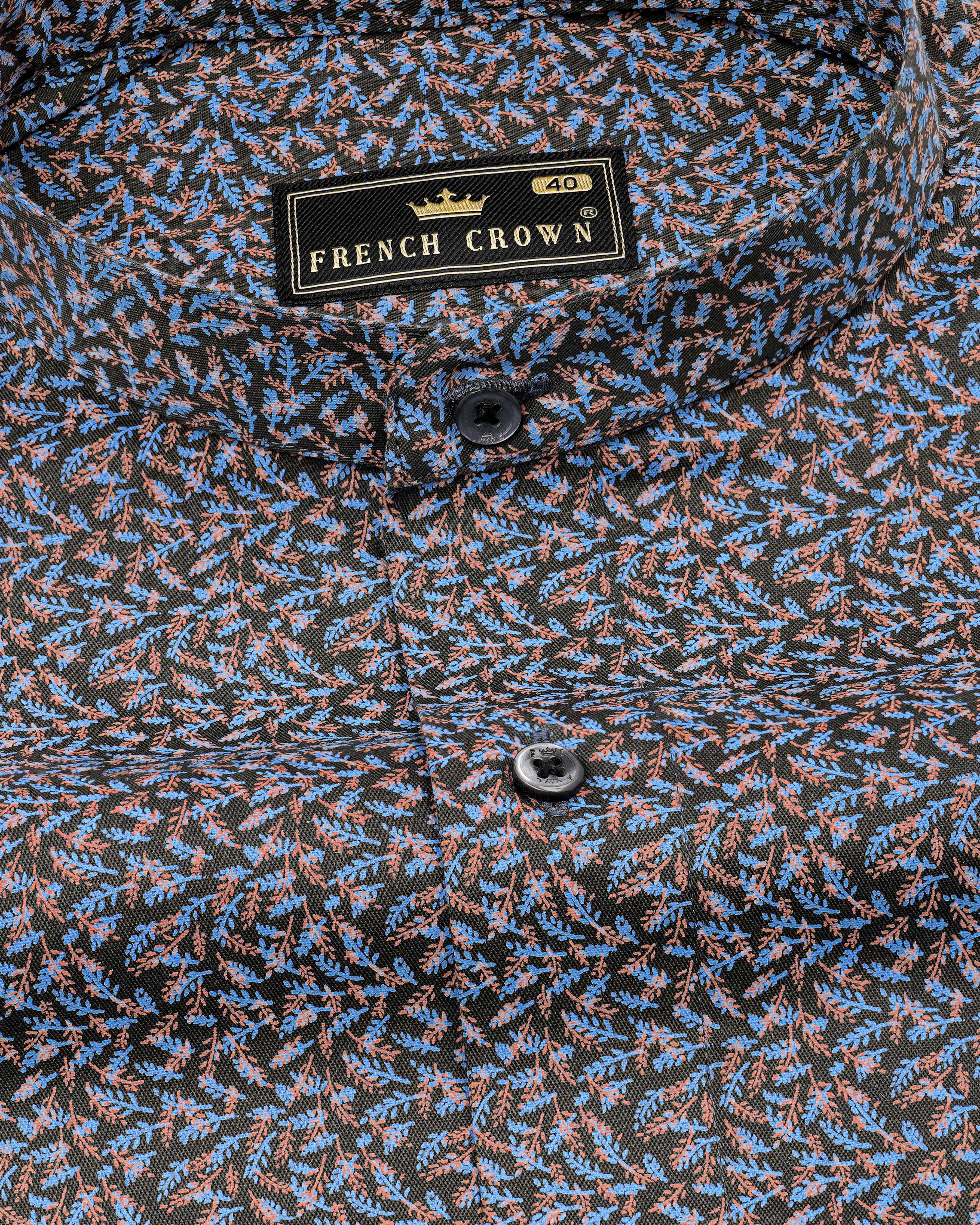 Zeus Black with Waikawa Blue Ditsy Printed Royal Oxford Shirt 8182-M-BLK-38, 8182-M-BLK-H-38, 8182-M-BLK-39, 8182-M-BLK-H-39, 8182-M-BLK-40, 8182-M-BLK-H-40, 8182-M-BLK-42, 8182-M-BLK-H-42, 8182-M-BLK-44, 8182-M-BLK-H-44, 8182-M-BLK-46, 8182-M-BLK-H-46, 8182-M-BLK-48, 8182-M-BLK-H-48, 8182-M-BLK-50, 8182-M-BLK-H-50, 8182-M-BLK-52, 8182-M-BLK-H-52