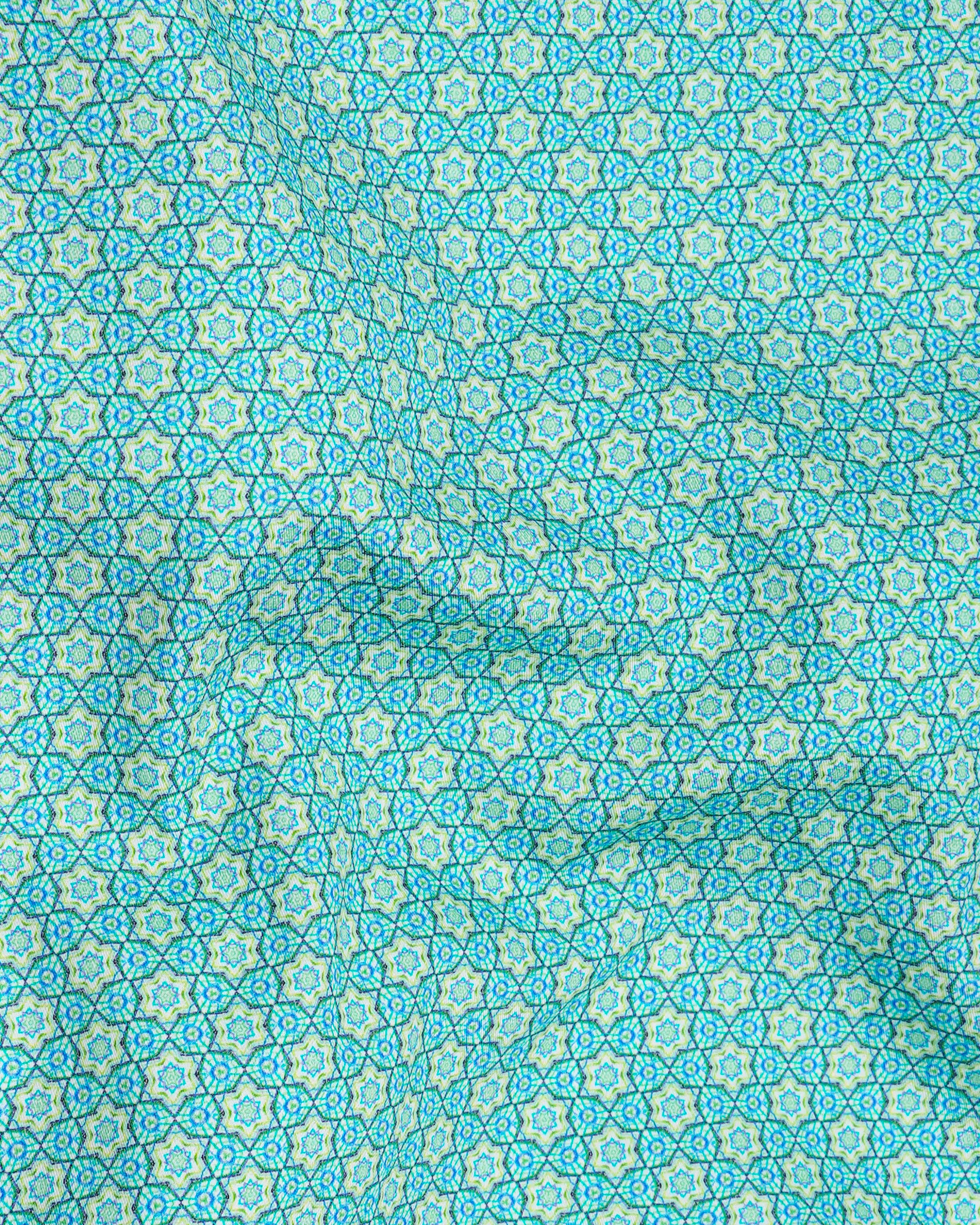 Dark Cyan Aqua Blue Printed Super Soft Premium Cotton Shirt 8184-38, 8184-H-38, 8184-39, 8184-H-39, 8184-40, 8184-H-40, 8184-42, 8184-H-42, 8184-44, 8184-H-44, 8184-46, 8184-H-46, 8184-48, 8184-H-48, 8184-50, 8184-H-50, 8184-52, 8184-H-52