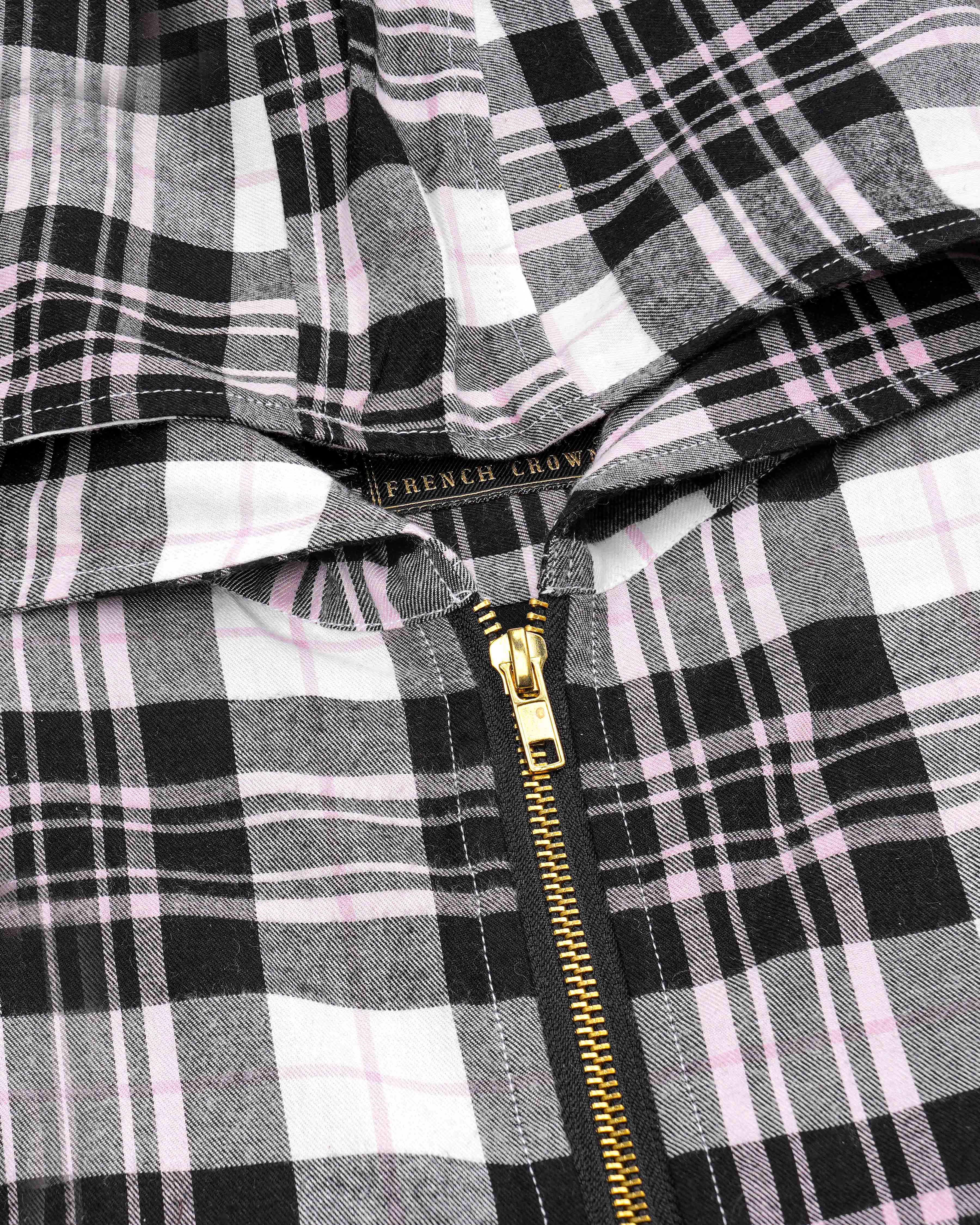 Bright White and Jade Black Plaid Hoodie Flannel Zipper Closure Shirt 8188-HD-38, 8188-HD-H-38, 8188-HD-39, 8188-HD-H-39, 8188-HD-40, 8188-HD-H-40, 8188-HD-42, 8188-HD-H-42, 8188-HD-44, 8188-HD-H-44, 8188-HD-46, 8188-HD-H-46, 8188-HD-48, 8188-HD-H-48, 8188-HD-50, 8188-HD-H-50, 8188-HD-52, 8188-HD-H-52