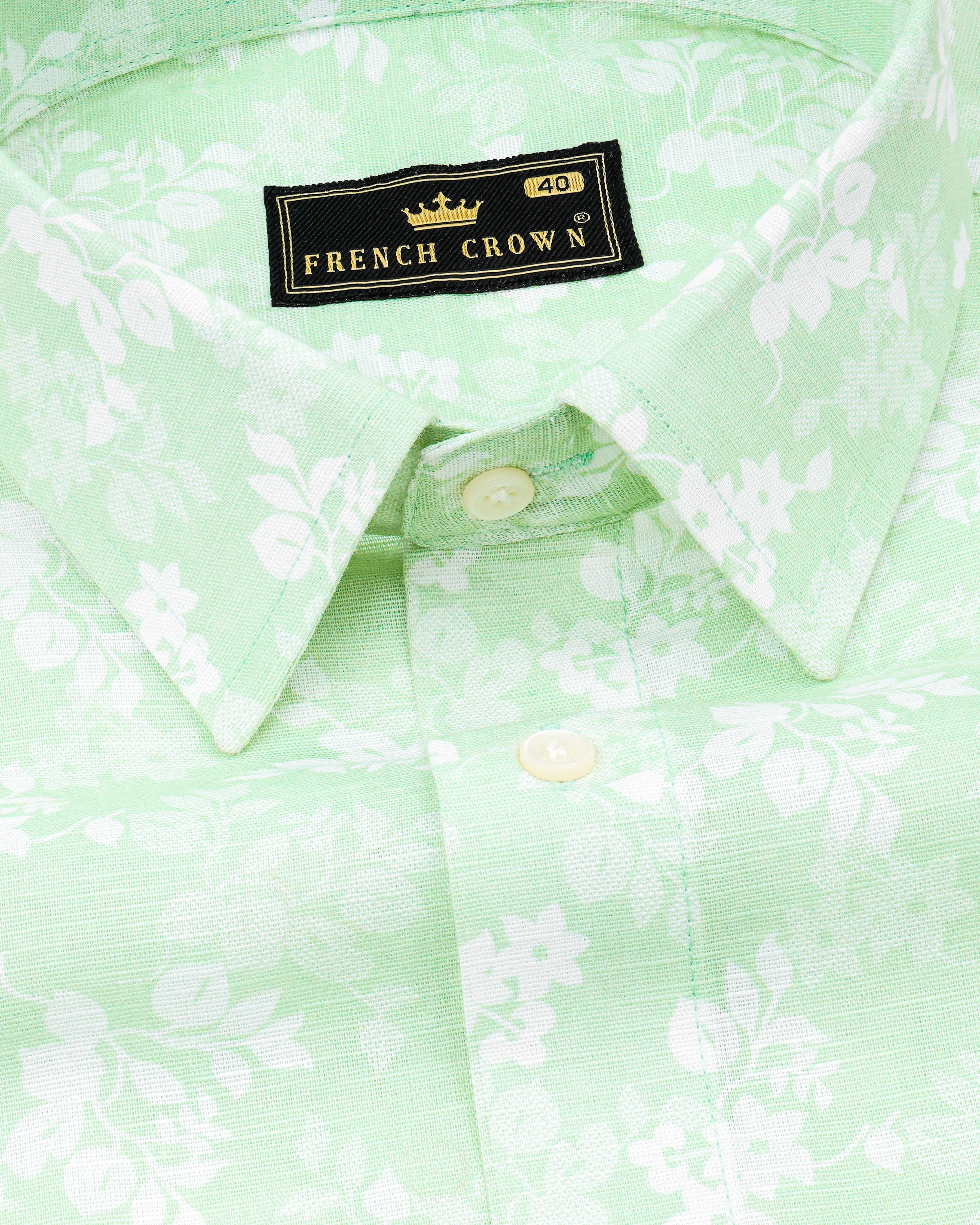 Skeptic Green Ditsy Textured Luxurious Linen Shirt 8210 -38,8210 -H-38,8210 -39,8210 -H-39,8210 -40,8210 -H-40,8210 -42,8210 -H-42,8210 -44,8210 -H-44,8210 -46,8210 -H-46,8210 -48,8210 -H-48,8210 -50,8210 -H-50,8210 -52,8210 -H-52