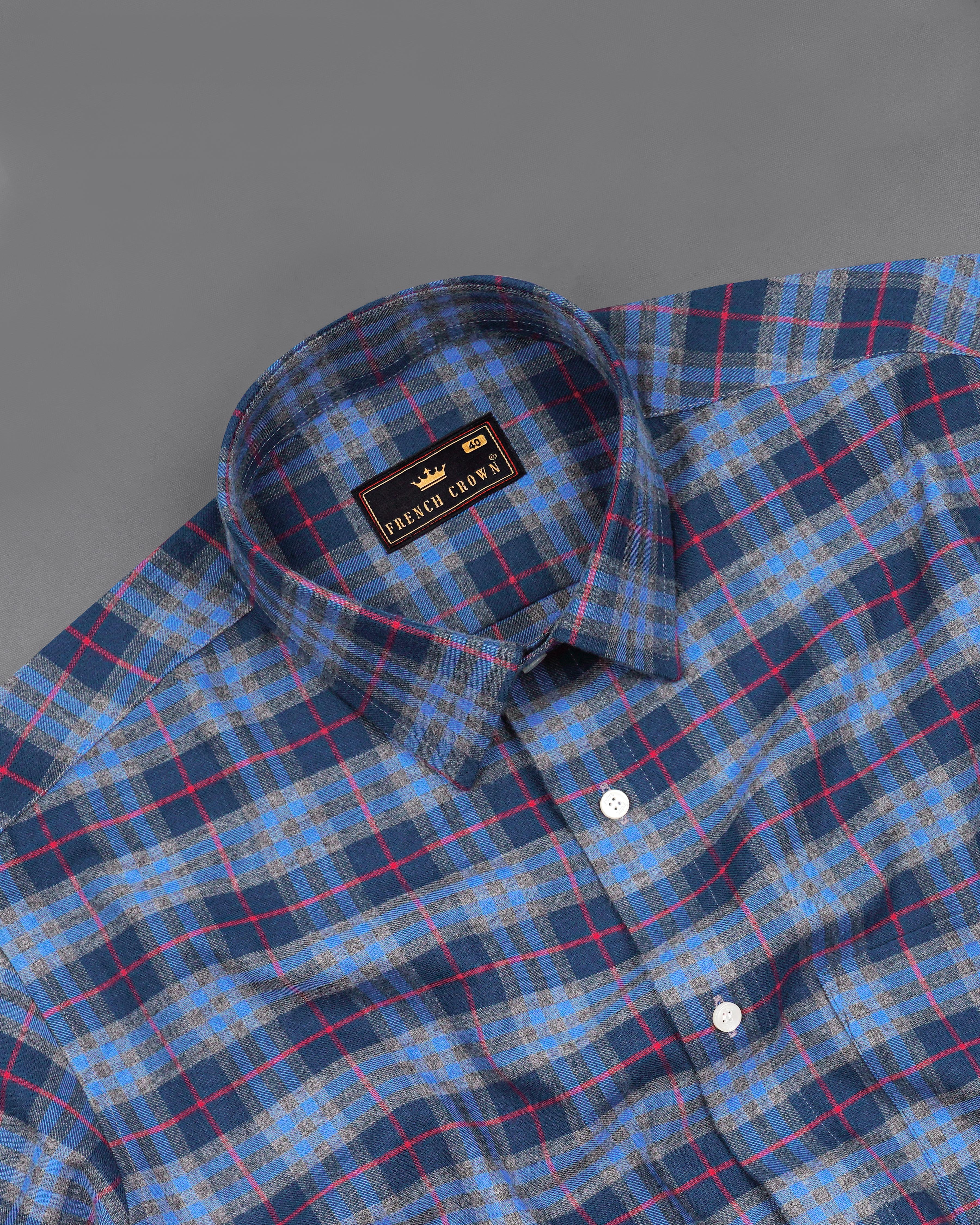 Azure Blue and Regal Blue Plaid Twill Textured Premium Cotton Shirt 8217 -38,8217 -H-38,8217 -39,8217 -H-39,8217 -40,8217 -H-40,8217 -42,8217 -H-42,8217 -44,8217 -H-44,8217 -46,8217 -H-46,8217 -48,8217 -H-48,8217 -50,8217 -H-50,8217 -52,8217 -H-52