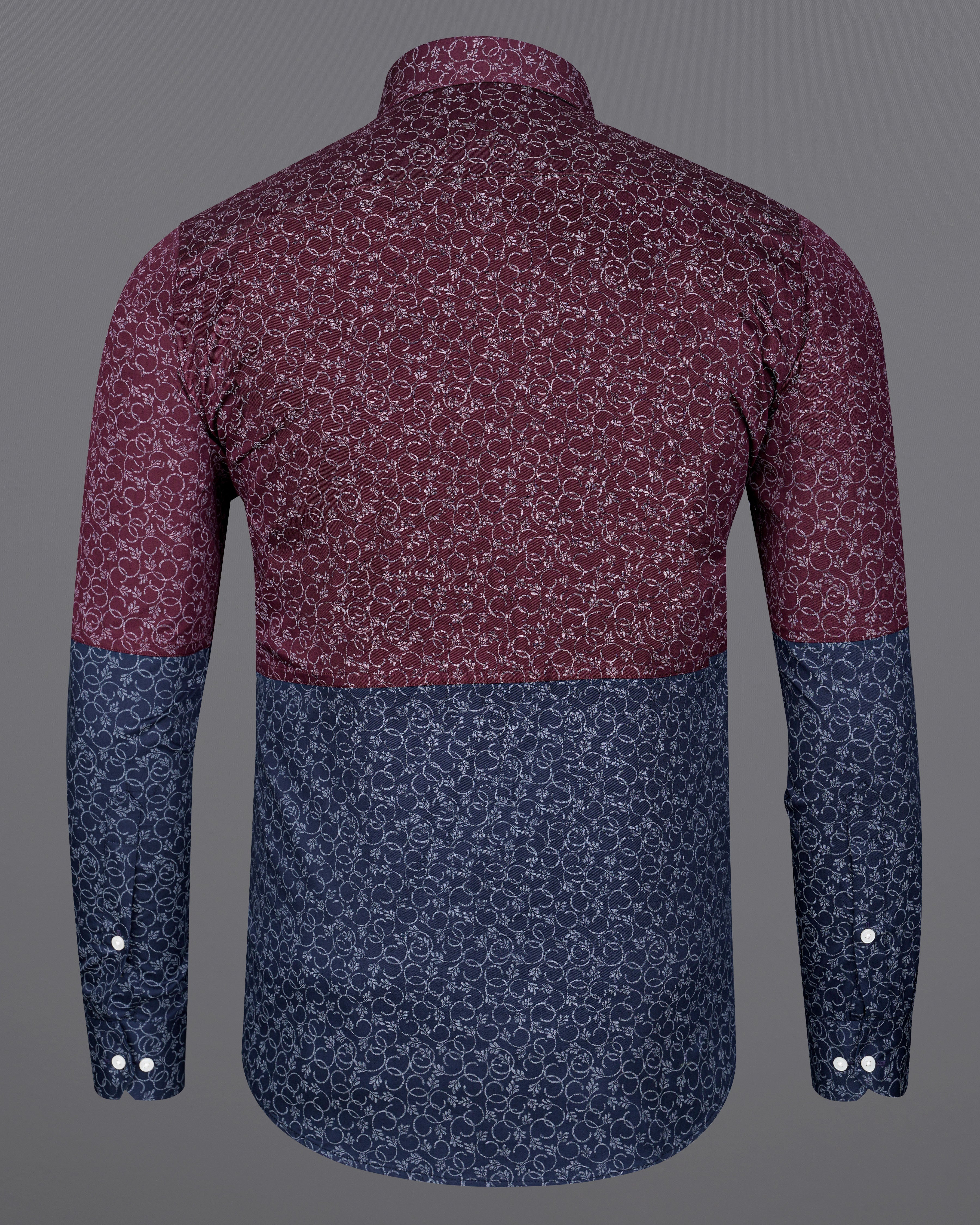 Half Lonestar Maroon and Half Ebony Clay Navy Blue Ditsy Printed Twill Premium Cotton Designer Shirt 8240-P117-38,8240-P117-H-38,8240-P117-39,8240-P117-H-39,8240-P117-40,8240-P117-H-40,8240-P117-42,8240-P117-H-42,8240-P117-44,8240-P117-H-44,8240-P117-46,8240-P117-H-46,8240-P117-48,8240-P117-H-48,8240-P117-50,8240-P117-H-50,8240-P117-52,8240-P117-H-52