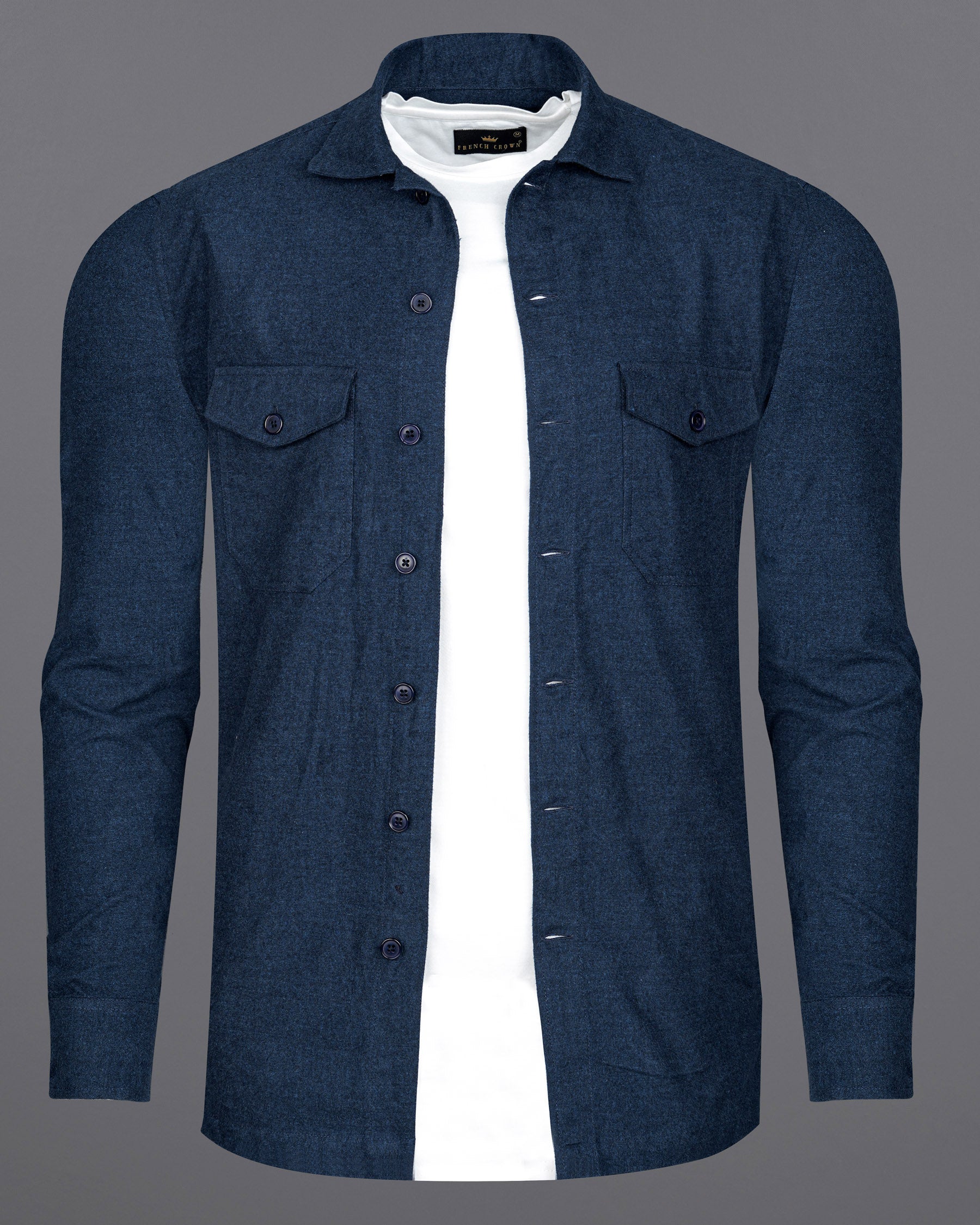 Firefly Navy Blue Flannel Overshirt 8268-P133-38, 8268-P133-H-38, 8268-P133-39, 8268-P133-H-39, 8268-P133-40, 8268-P133-H-40, 8268-P133-42, 8268-P133-H-42, 8268-P133-44, 8268-P133-H-44, 8268-P133-46, 8268-P133-H-46, 8268-P133-48, 8268-P133-H-48, 8268-P133-50, 8268-P133-H-50, 8268-P133-52, 8268-P133-H-52