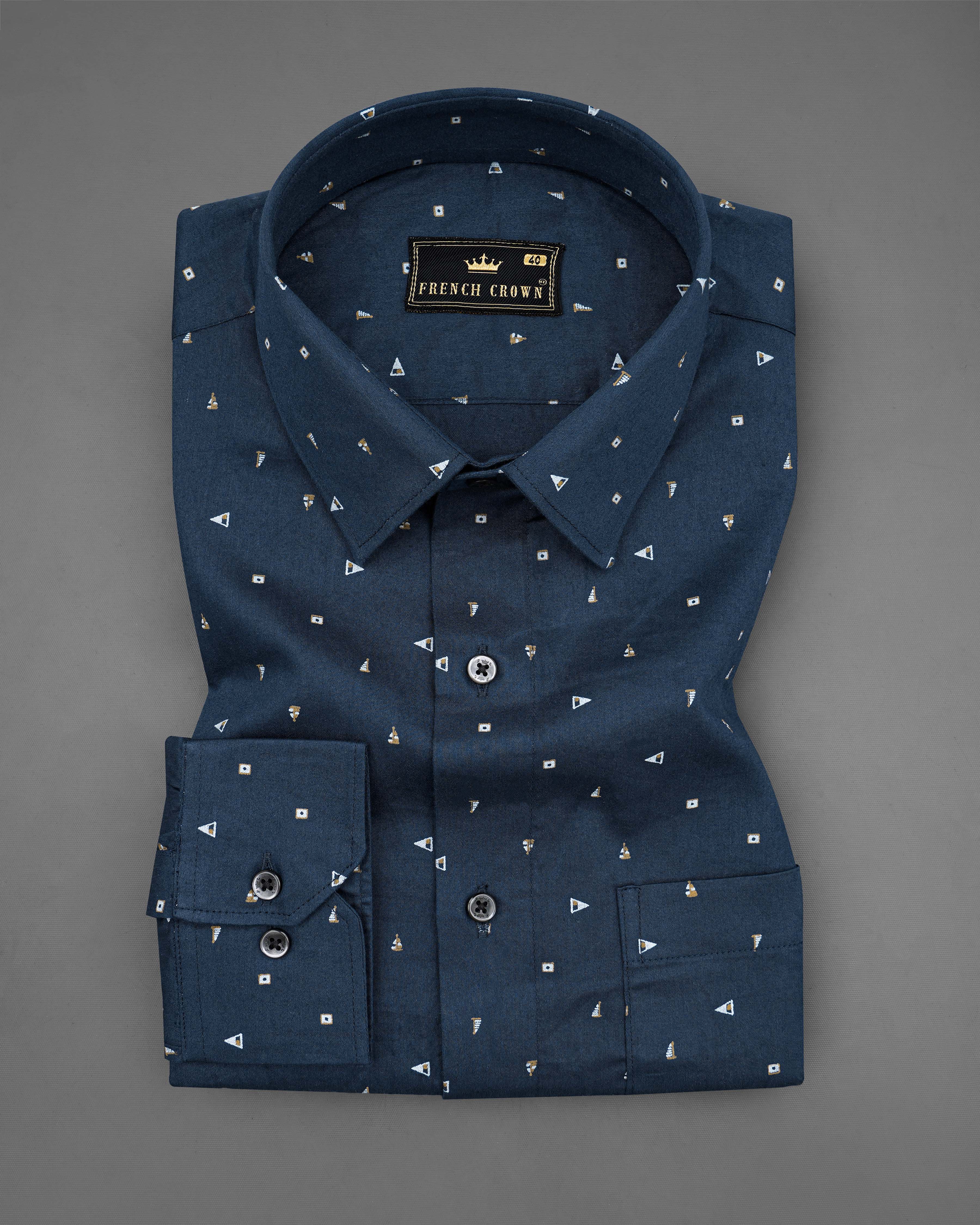 Gunmetal Navy Blue Printed Super Soft Premium Cotton Shirt 8290-BLK -38,8290-BLK -H-38,8290-BLK -39,8290-BLK -H-39,8290-BLK -40,8290-BLK -H-40,8290-BLK -42,8290-BLK -H-42,8290-BLK -44,8290-BLK -H-44,8290-BLK -46,8290-BLK -H-46,8290-BLK -48,8290-BLK -H-48,8290-BLK -50,8290-BLK -H-50,8290-BLK -52,8290-BLK -H-52