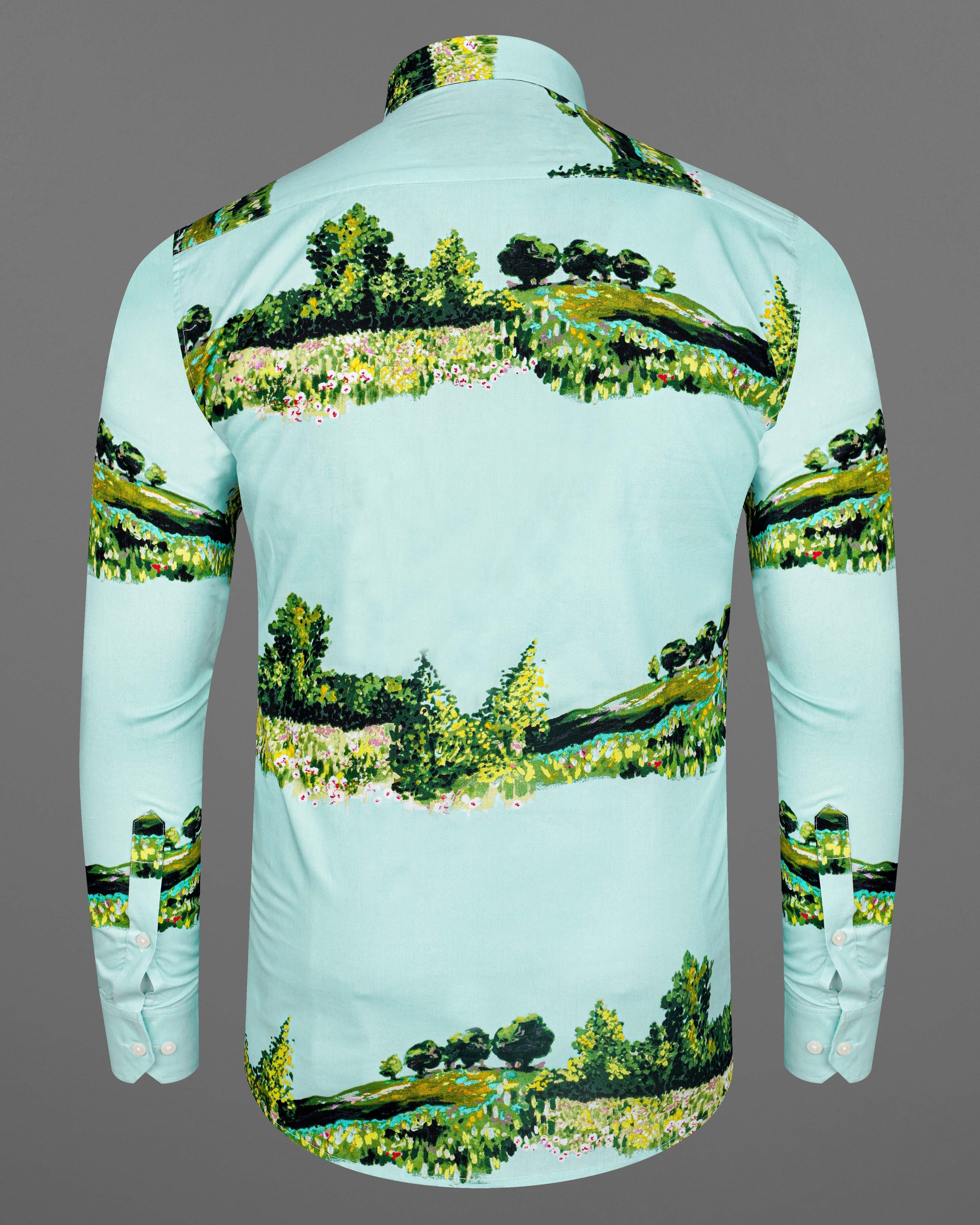 Pale Turquoise Blue Tropical Printed Premium Cotton Shirt 8292 -38,8292 -H-38,8292 -39,8292 -H-39,8292 -40,8292 -H-40,8292 -42,8292 -H-42,8292 -44,8292 -H-44,8292 -46,8292 -H-46,8292 -48,8292 -H-48,8292 -50,8292 -H-50,8292 -52,8292 -H-52