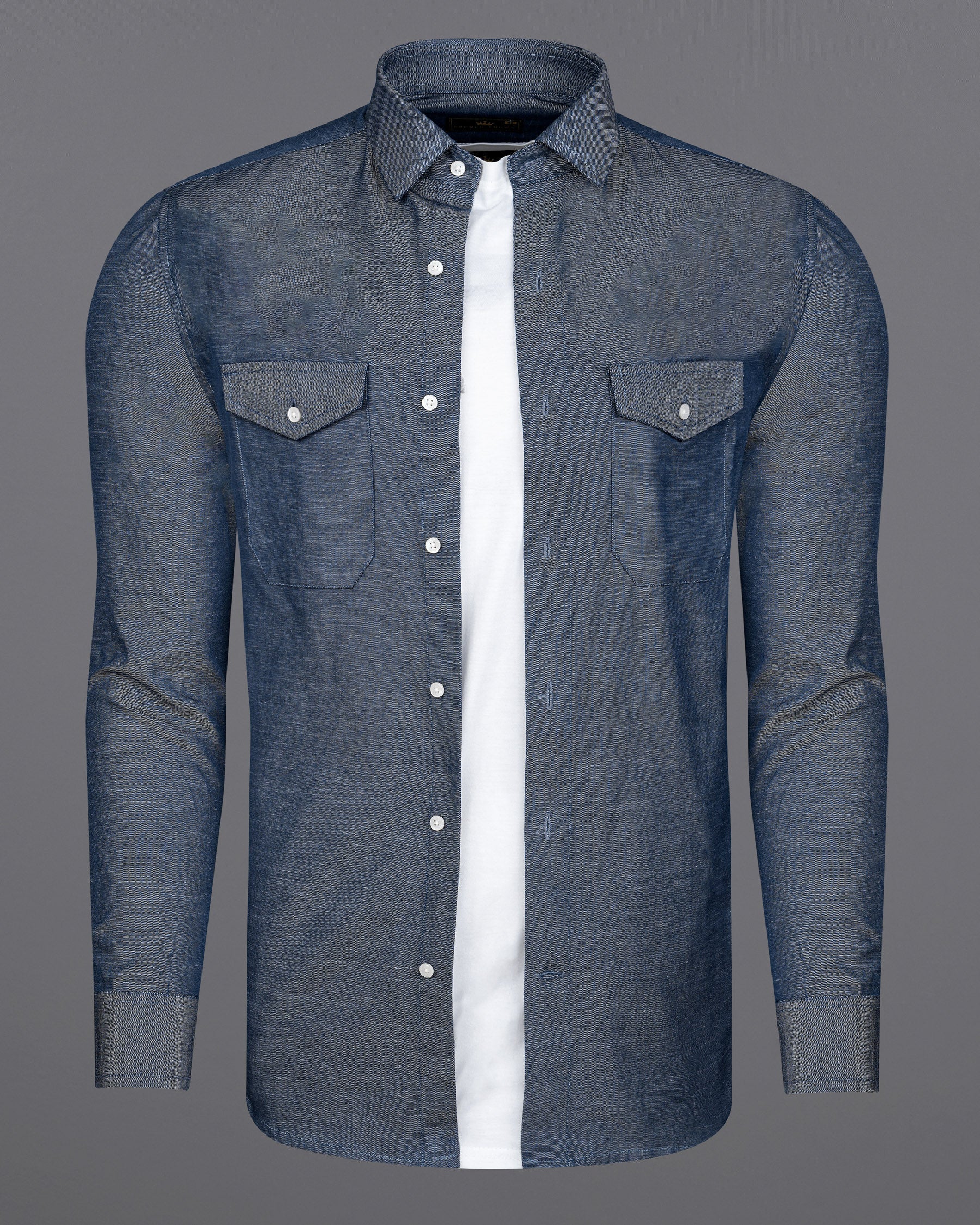 Comet Gray Chambray Textured Premium Cotton Designer Shirt 8301-P133 -38,8301-P133 -H-38,8301-P133 -39,8301-P133 -H-39,8301-P133 -40,8301-P133 -H-40,8301-P133 -42,8301-P133 -H-42,8301-P133 -44,8301-P133 -H-44,8301-P133 -46,8301-P133 -H-46,8301-P133 -48,8301-P133 -H-48,8301-P133 -50,8301-P133 -H-50,8301-P133 -52,8301-P133 -H-52