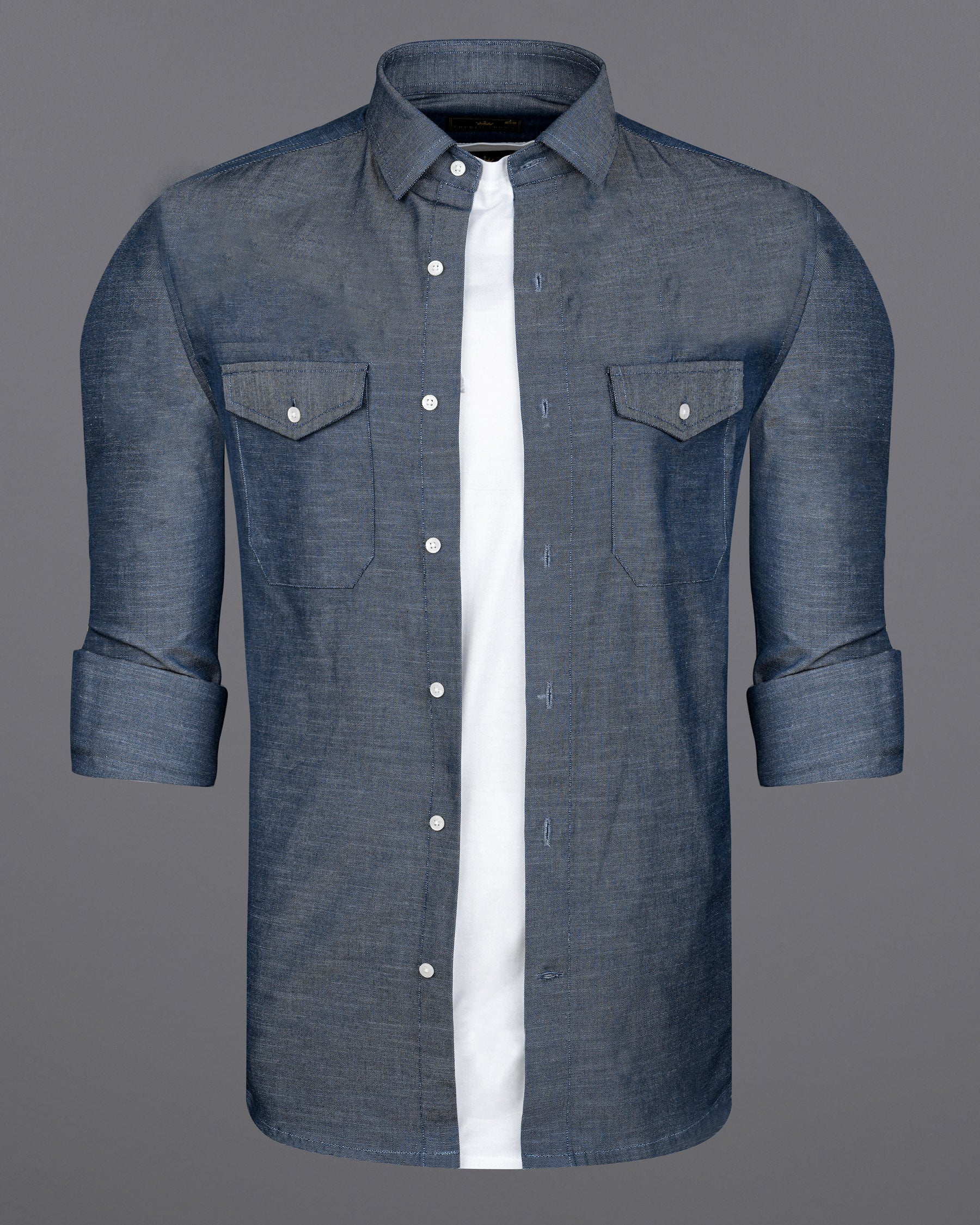 Comet Gray Chambray Textured Premium Cotton Designer Shirt 8301-P133 -38,8301-P133 -H-38,8301-P133 -39,8301-P133 -H-39,8301-P133 -40,8301-P133 -H-40,8301-P133 -42,8301-P133 -H-42,8301-P133 -44,8301-P133 -H-44,8301-P133 -46,8301-P133 -H-46,8301-P133 -48,8301-P133 -H-48,8301-P133 -50,8301-P133 -H-50,8301-P133 -52,8301-P133 -H-52