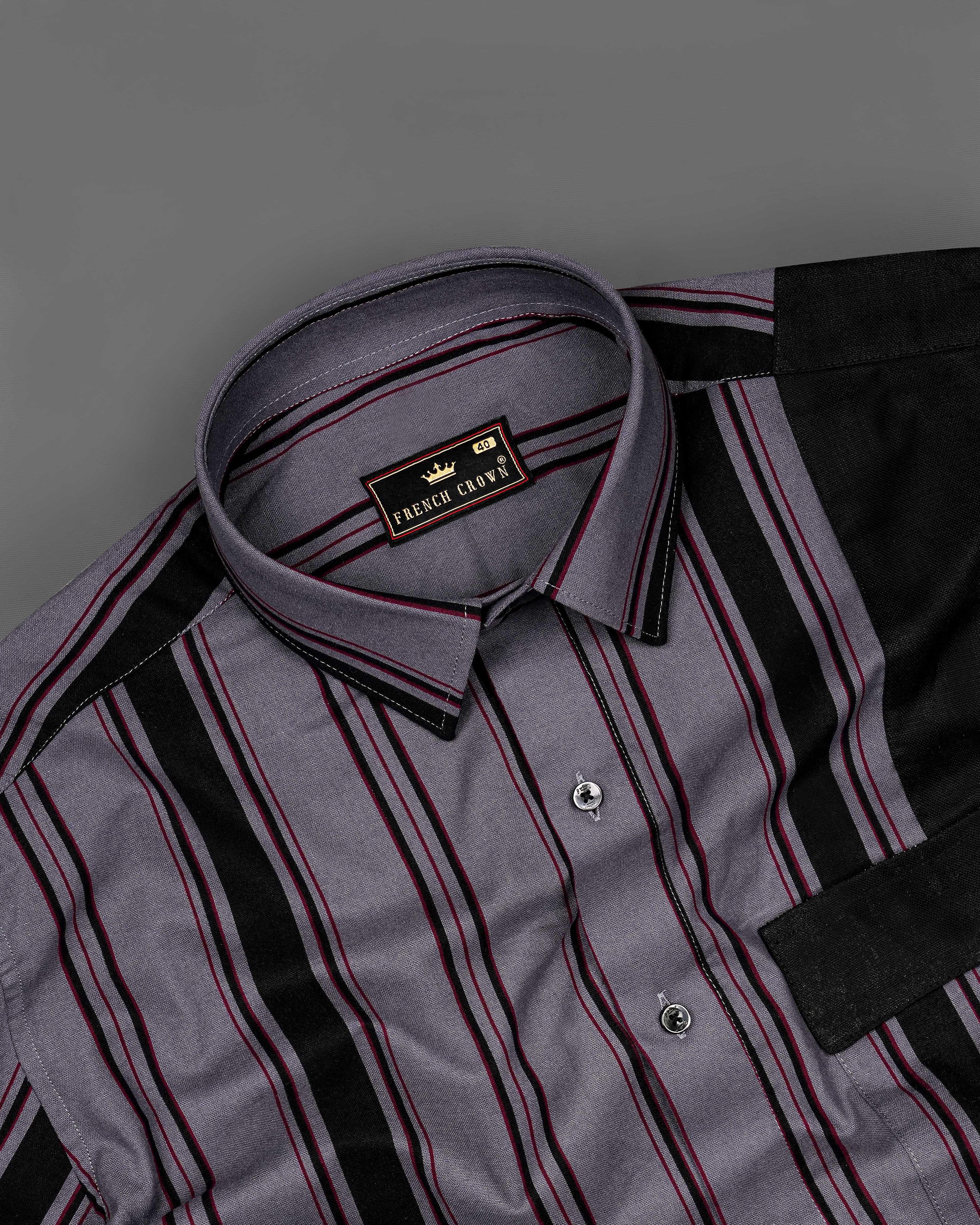 Mobster Gray and Black Striped Royal Oxford Designer Shirt 8331-BLK-P111 -38,8331-BLK-P111 -H-38,8331-BLK-P111 -39,8331-BLK-P111 -H-39,8331-BLK-P111 -40,8331-BLK-P111 -H-40,8331-BLK-P111 -42,8331-BLK-P111 -H-42,8331-BLK-P111 -44,8331-BLK-P111 -H-44,8331-BLK-P111 -46,8331-BLK-P111 -H-46,8331-BLK-P111 -48,8331-BLK-P111 -H-48,8331-BLK-P111 -50,8331-BLK-P111 -H-50,8331-BLK-P111 -52,8331-BLK-P111 -H-52