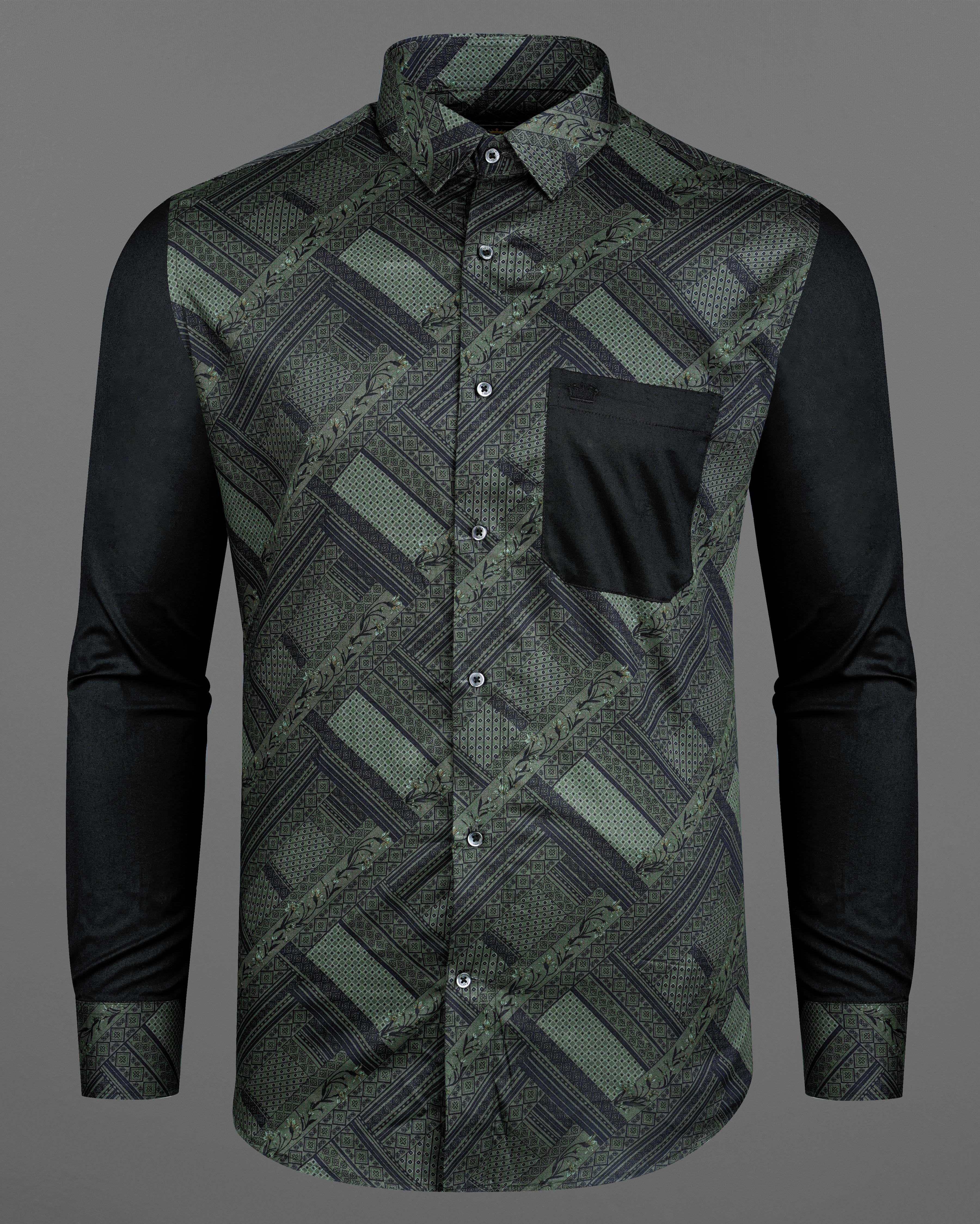 Nandor Green and Hunter Black Super Soft Premium Cotton Designer Shirt 8334-BLK-38, 8334-BLK-H-38, 8334-BLK-39, 8334-BLK-H-39, 8334-BLK-40, 8334-BLK-H-40, 8334-BLK-42, 8334-BLK-H-42, 8334-BLK-44, 8334-BLK-H-44, 8334-BLK-46, 8334-BLK-H-46, 8334-BLK-48, 8334-BLK-H-48, 8334-BLK-50, 8334-BLK-H-50, 8334-BLK-52, 8334-BLK-H-52