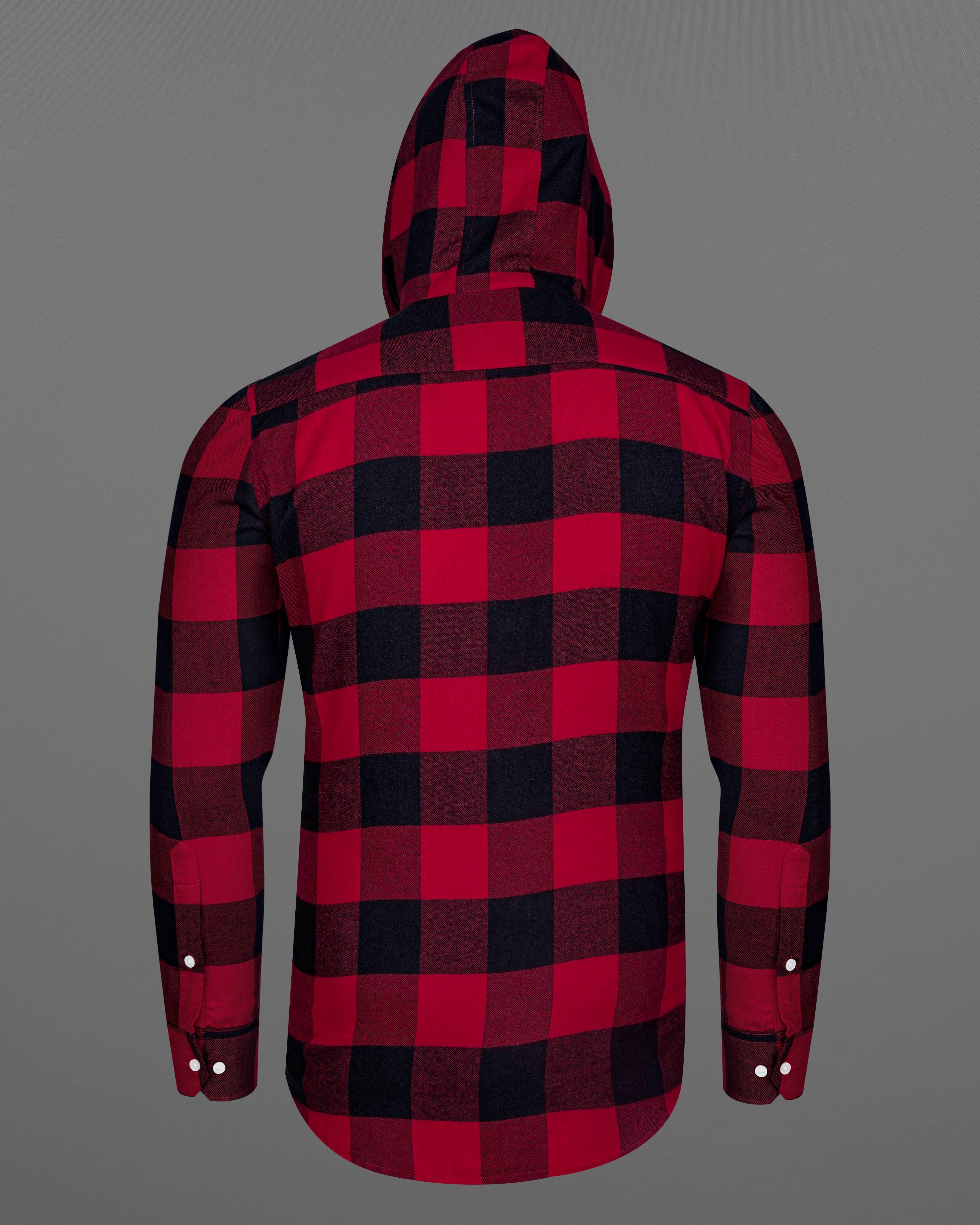 Monarch Red and Black Checked Flannel Hoodie Overshirt 8343-HD-38, 8343-HD-H-38, 8343-HD-39, 8343-HD-H-39, 8343-HD-40, 8343-HD-H-40, 8343-HD-42, 8343-HD-H-42, 8343-HD-44, 8343-HD-H-44, 8343-HD-46, 8343-HD-H-46, 8343-HD-48, 8343-HD-H-48, 8343-HD-50, 8343-HD-H-50, 8343-HD-52, 8343-HD-H-52