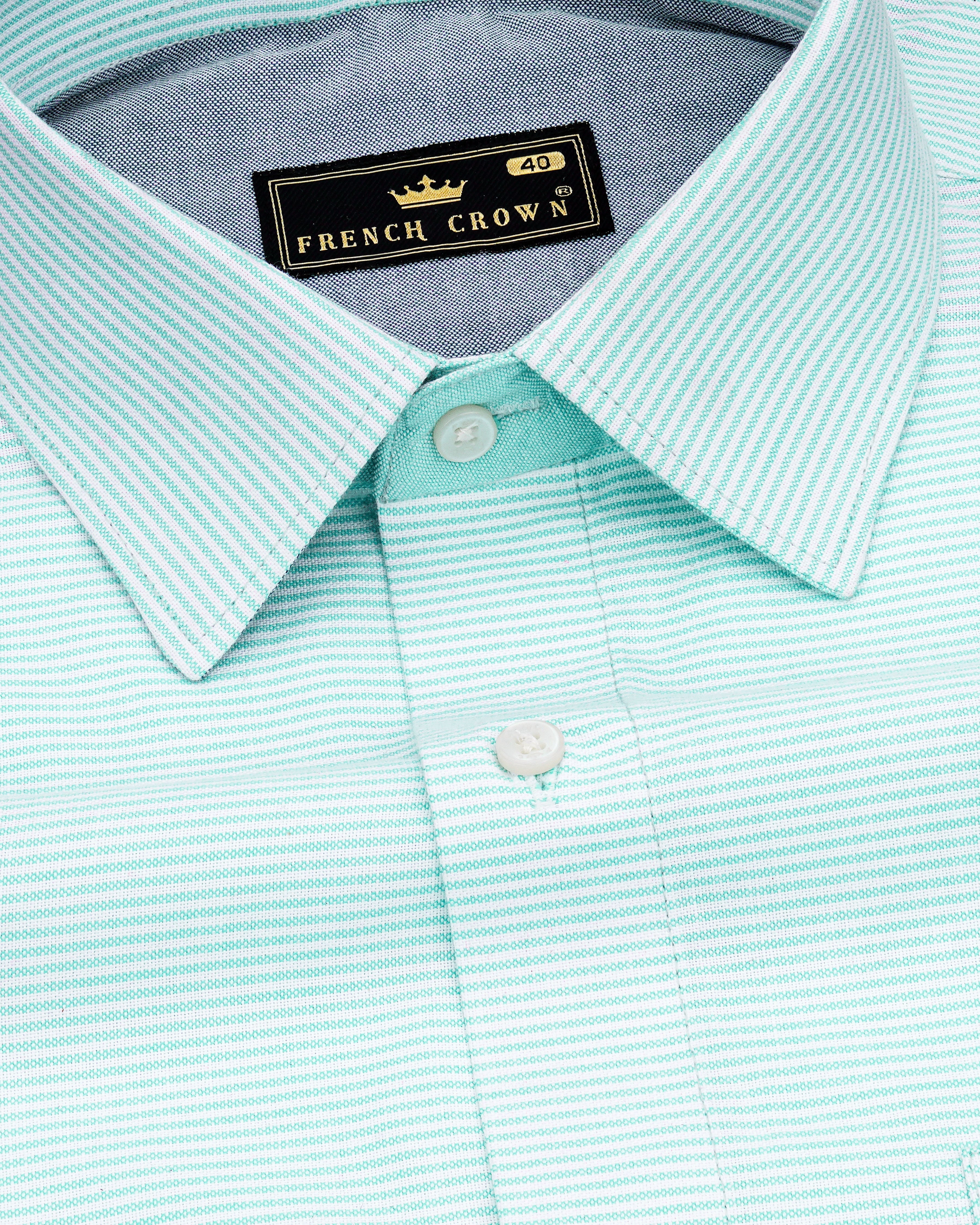 Manatee Gray with Scandal Aqua Green Royal Oxford Designer Shirt 8344-38, 8344-H-38, 8344-39, 8344-H-39, 8344-40, 8344-H-40, 8344-42, 8344-H-42, 8344-44, 8344-H-44, 8344-46, 8344-H-46, 8344-48, 8344-H-48, 8344-50, 8344-H-50, 8344-52, 8344-H-52