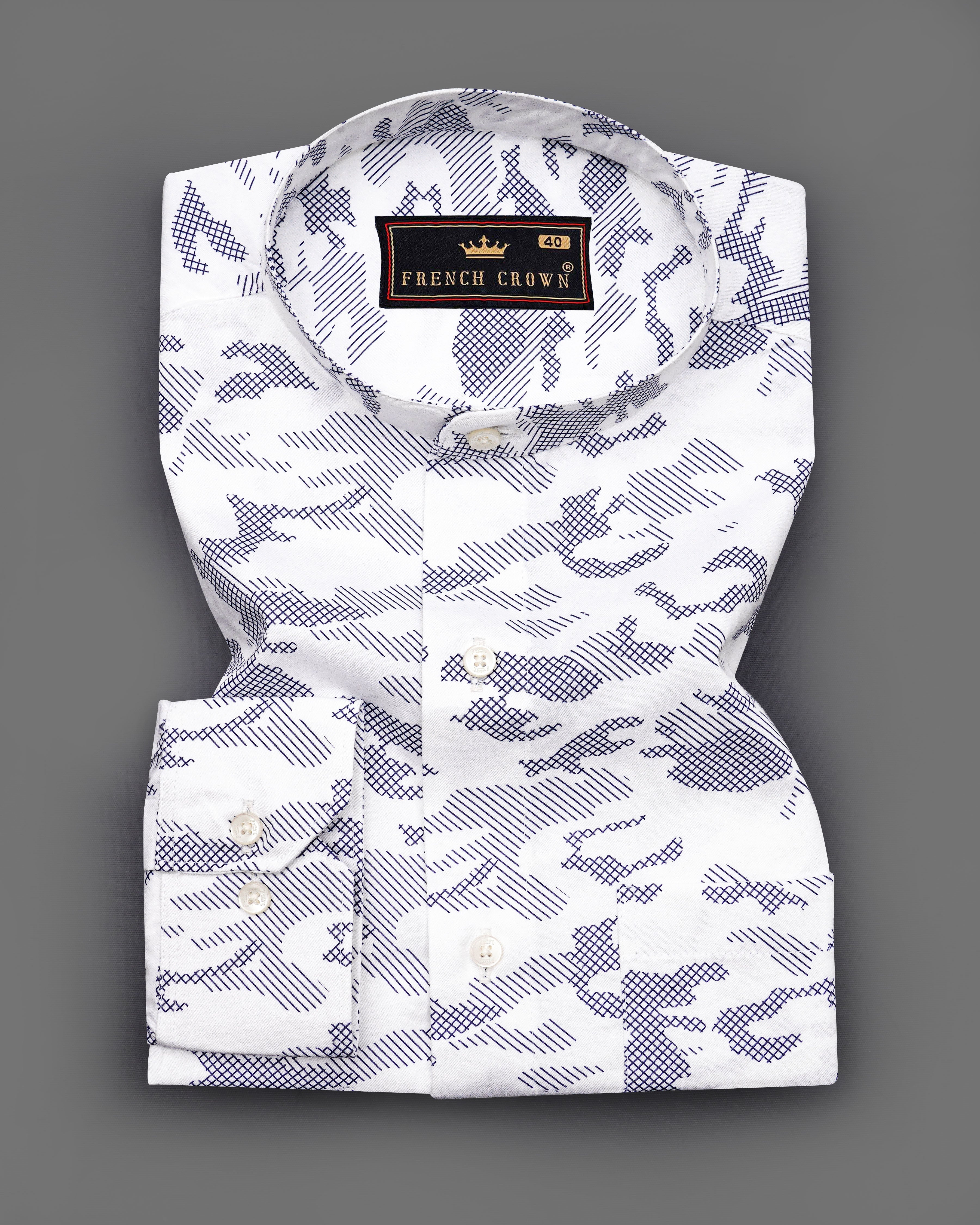 Bright White with Haiti Navy Blue Stitched Design Super Soft Premium Cotton Shirt 8349-M-38, 8349-M-H-38, 8349-M-39, 8349-M-H-39, 8349-M-40, 8349-M-H-40, 8349-M-42, 8349-M-H-42, 8349-M-44, 8349-M-H-44, 8349-M-46, 8349-M-H-46, 8349-M-48, 8349-M-H-48, 8349-M-50, 8349-M-H-50, 8349-M-52, 8349-M-H-52