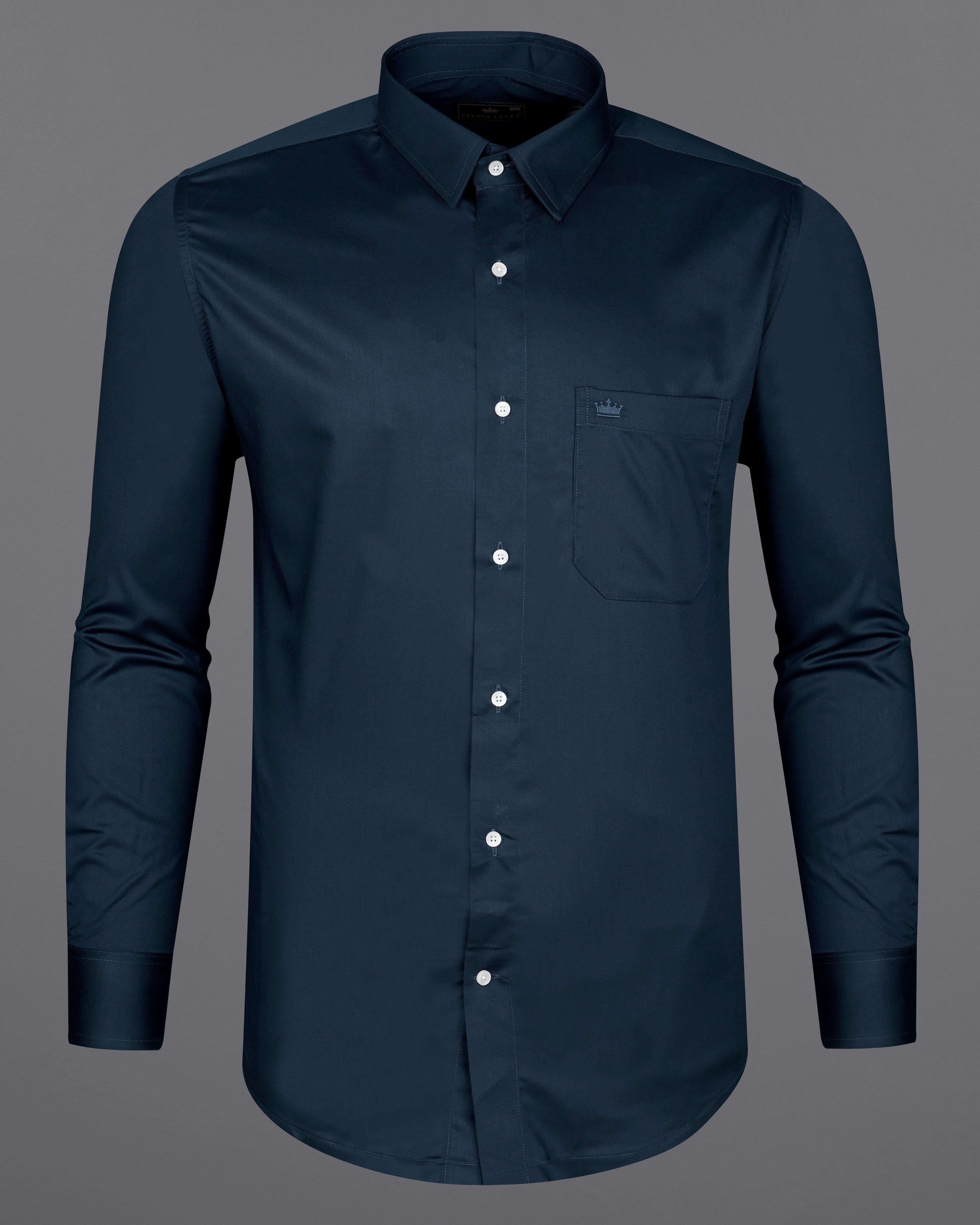 Tangaroa Navy Blue Super Soft Premium Cotton Shirt 8369-38, 8369-H-38, 8369-39, 8369-H-39, 8369-40, 8369-H-40, 8369-42, 8369-H-42, 8369-44, 8369-H-44, 8369-46, 8369-H-46, 8369-48, 8369-H-48, 8369-50, 8369-H-50, 8369-52, 8369-H-52