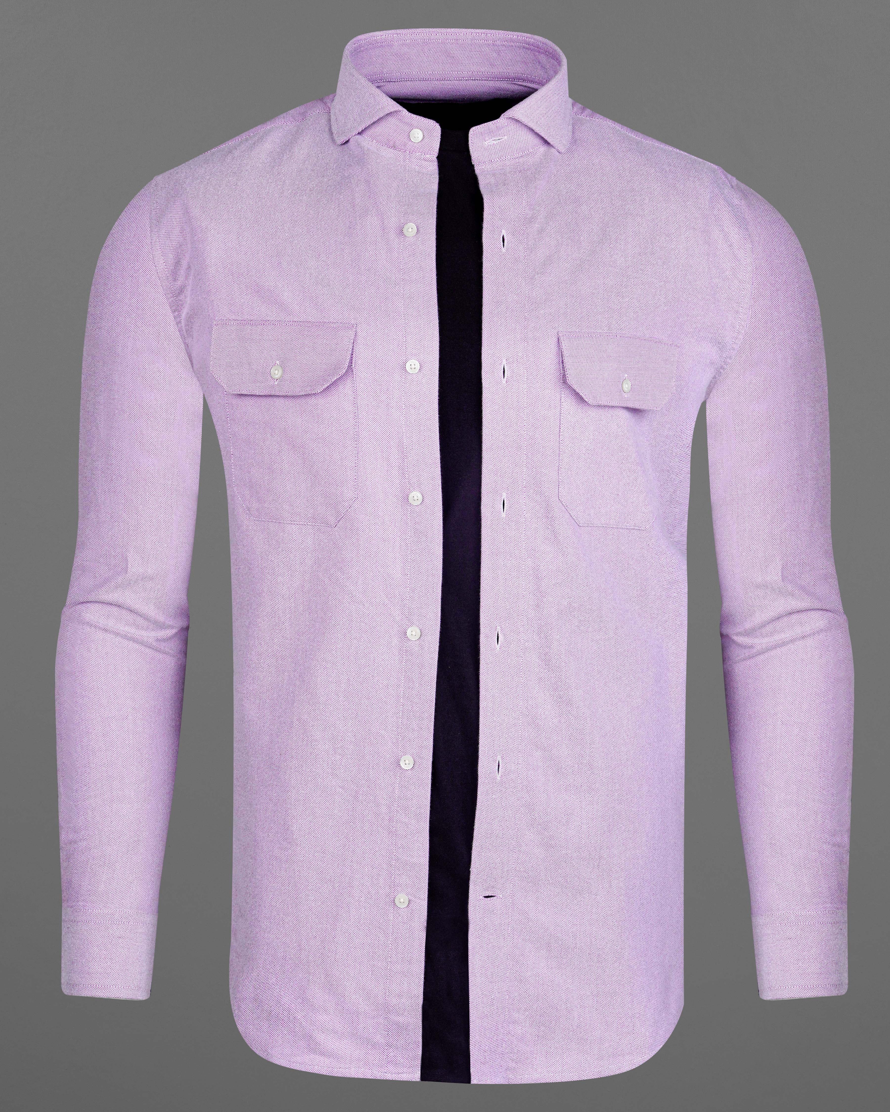 Prelude Purple Royal Oxford Overshirt/Shacket