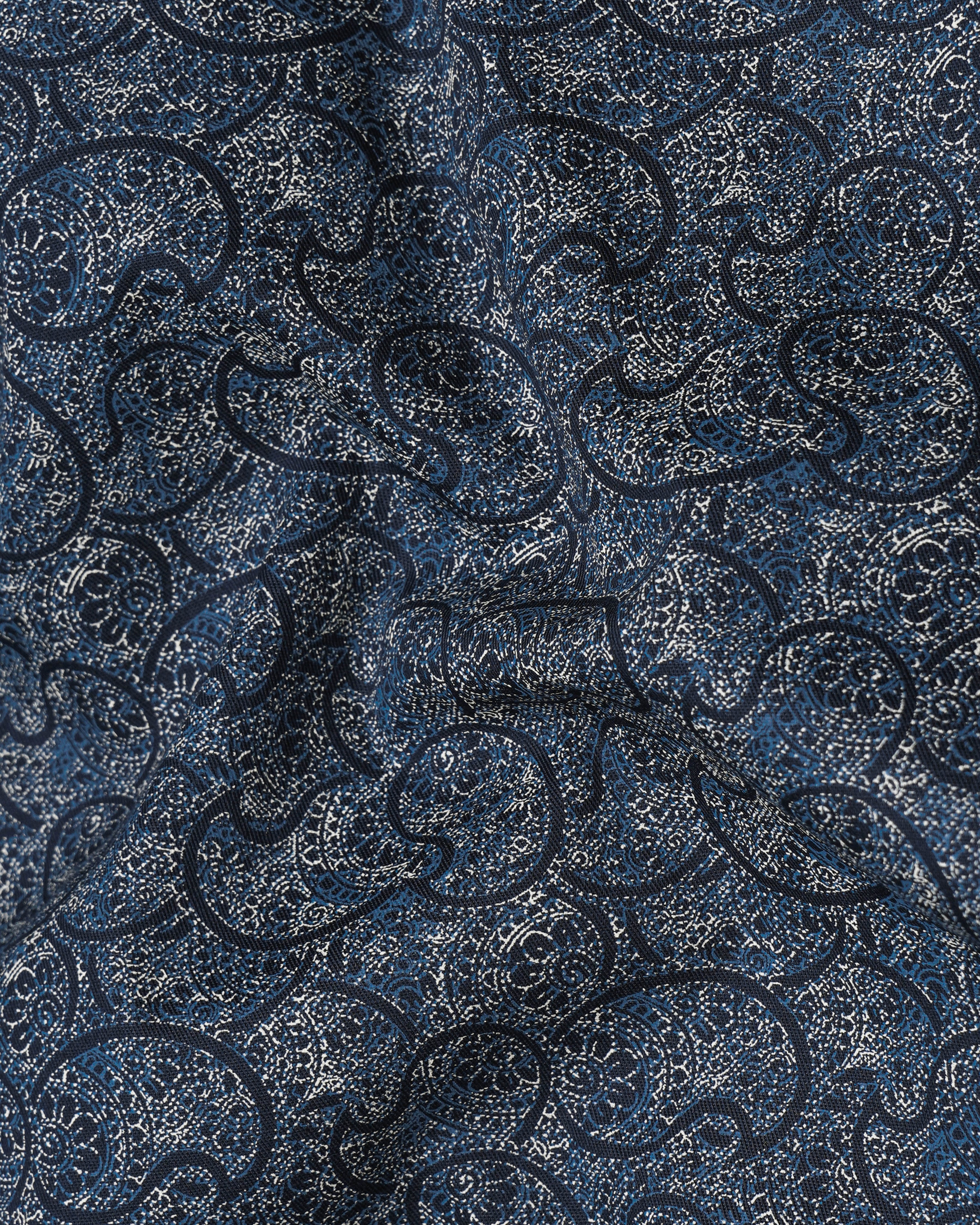 Mirage Navy Blue with Gainsboro Brown Paisley Printed Super Soft Premium Cotton Shirt 8410-BLE-38, 8410-BLE-H-38, 8410-BLE-39,8410-BLE-H-39, 8410-BLE-40, 8410-BLE-H-40, 8410-BLE-42, 8410-BLE-H-42, 8410-BLE-44, 8410-BLE-H-44, 8410-BLE-46, 8410-BLE-H-46, 8410-BLE-48, 8410-BLE-H-48, 8410-BLE-50, 8410-BLE-H-50, 8410-BLE-52, 8410-BLE-H-52