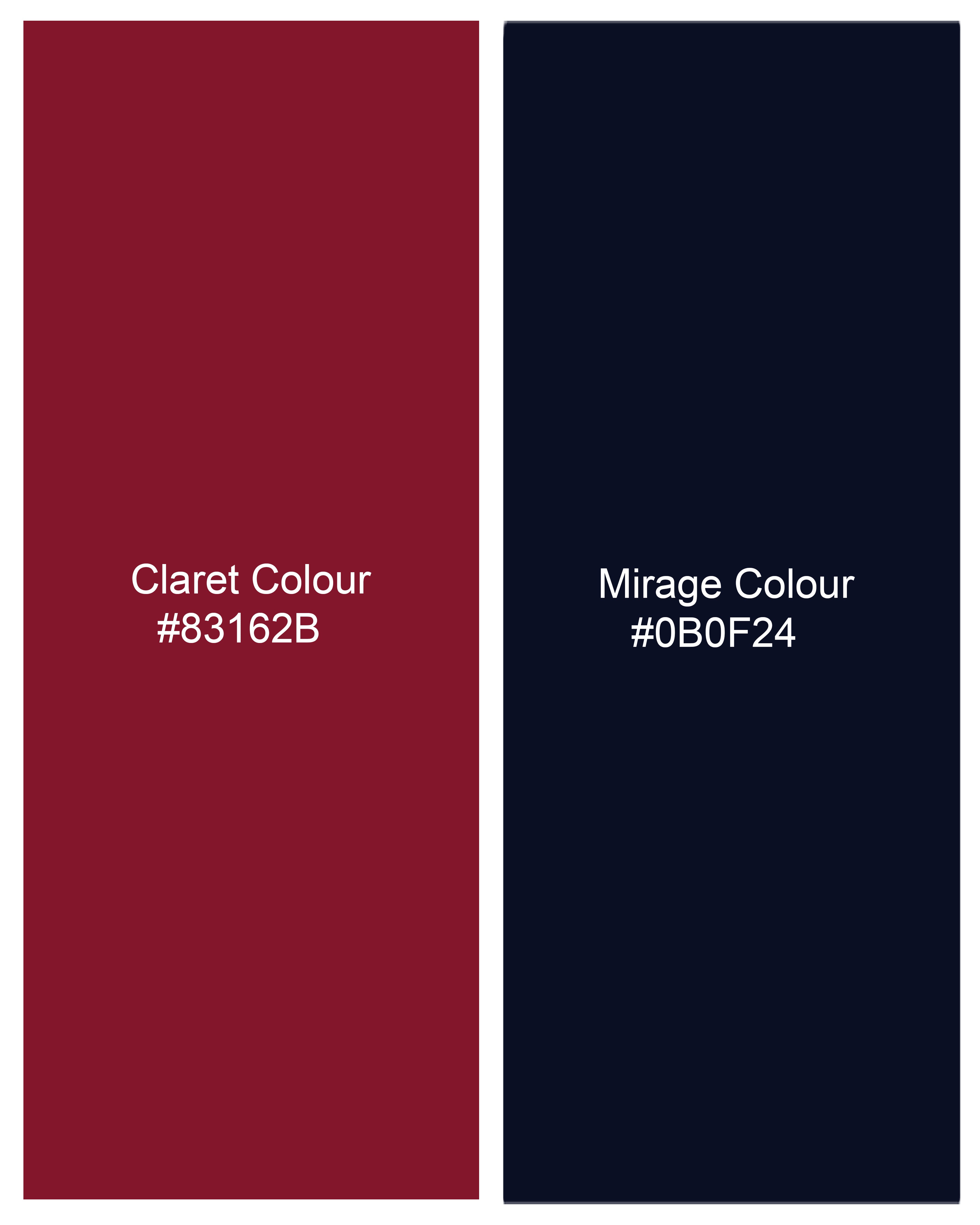 Claret Red with Mirage Blue Patch Subtle Sheen Pocket Spider Embroidered  Super Soft Premium Cotton Shirt 8440-E007-38, 8440-E007-H-38, 8440-E007-39, 8440-E007-H-39, 8440-E007-40, 8440-E007-H-40, 8440-E007-42, 8440-E007-H-42, 8440-E007-44, 8440-E007-H-44, 8440-E007-46, 8440-E007-H-46, 8440-E007-48, 8440-E007-H-48, 8440-E007-50, 8440-E007-H-50, 8440-E007-52, 8440-E007-H-52