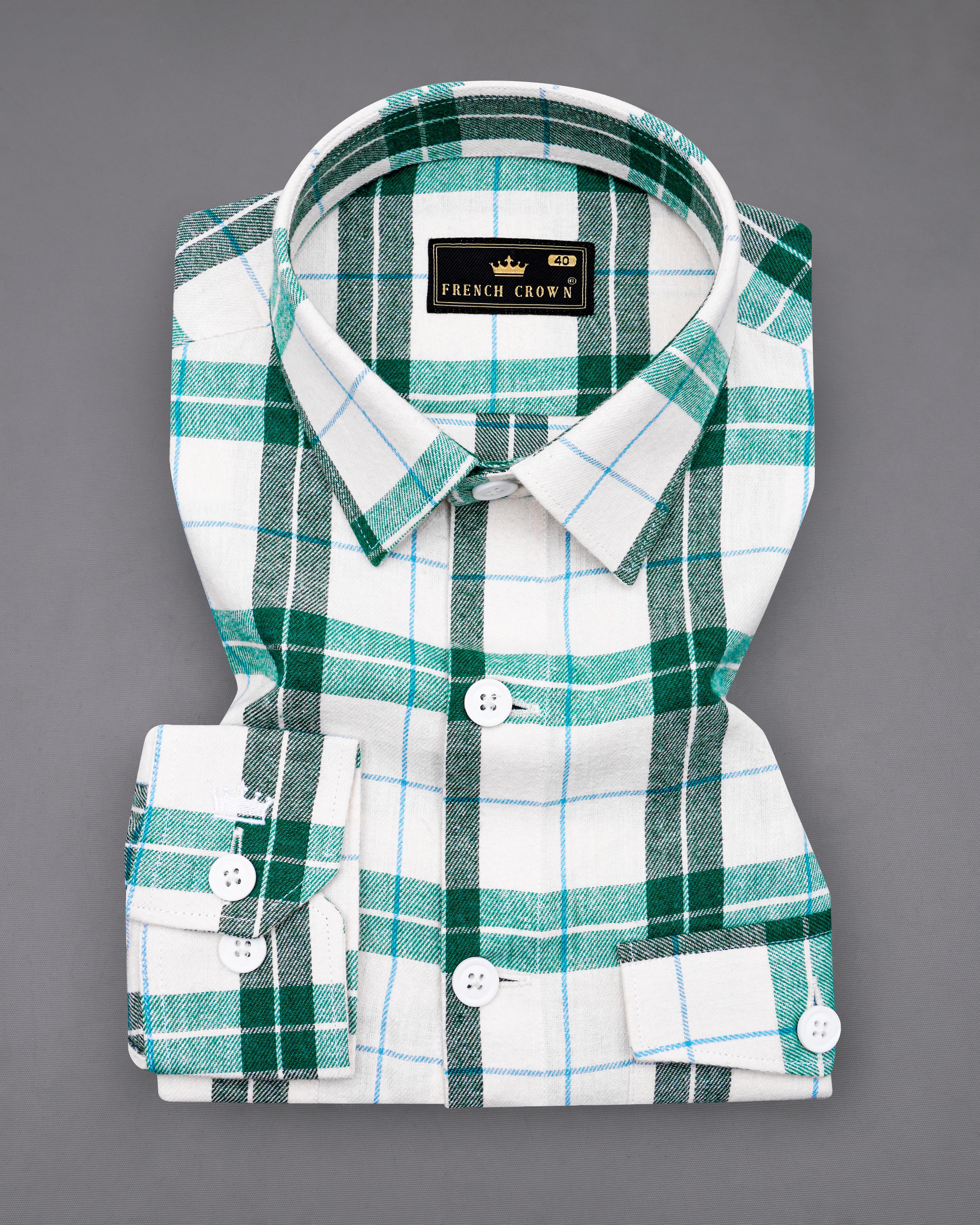 Bright White with Burnham Green Plaid Flannel Designer Overshirt 8442-OS-FP-38,8442-OS-FP-H-38,8442-OS-FP-39,8442-OS-FP-H-39,8442-OS-FP-40,8442-OS-FP-H-40,8442-OS-FP-42,8442-OS-FP-H-42,8442-OS-FP-44,8442-OS-FP-H-44,8442-OS-FP-46,8442-OS-FP-H-46,8442-OS-FP-48,8442-OS-FP-H-48,8442-OS-FP-50,8442-OS-FP-H-50,8442-OS-FP-52,8442-OS-FP-H-52