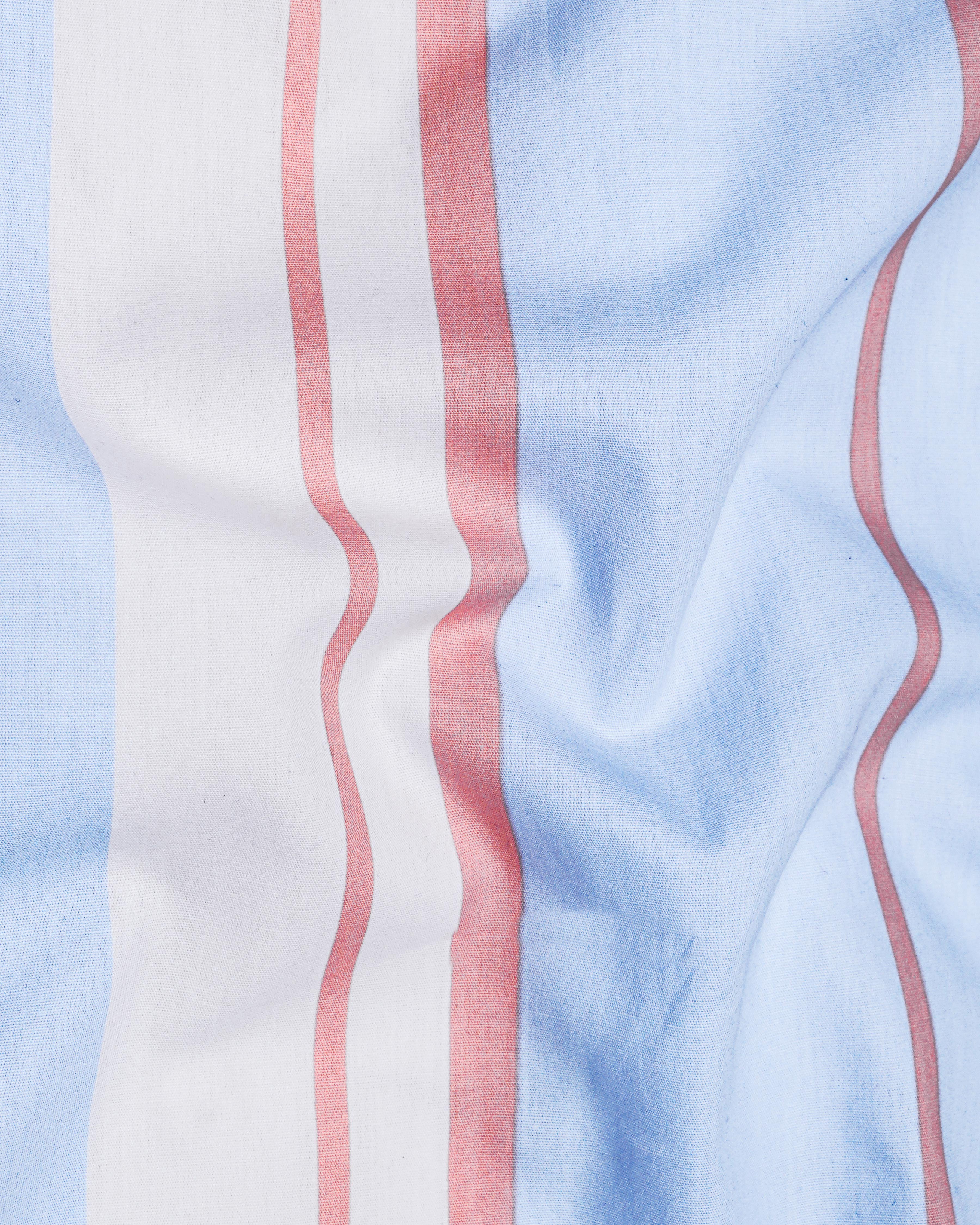 Bright White with Tropical Sky Blue and Daisy Pink Striped Premium Cotton Shirt 8453-M-38,8453-M-H-38,8453-M-39,8453-M-H-39,8453-M-40,8453-M-H-40,8453-M-42,8453-M-H-42,8453-M-44,8453-M-H-44,8453-M-46,8453-M-H-46,8453-M-48,8453-M-H-48,8453-M-50,8453-M-H-50,8453-M-52,8453-M-H-52